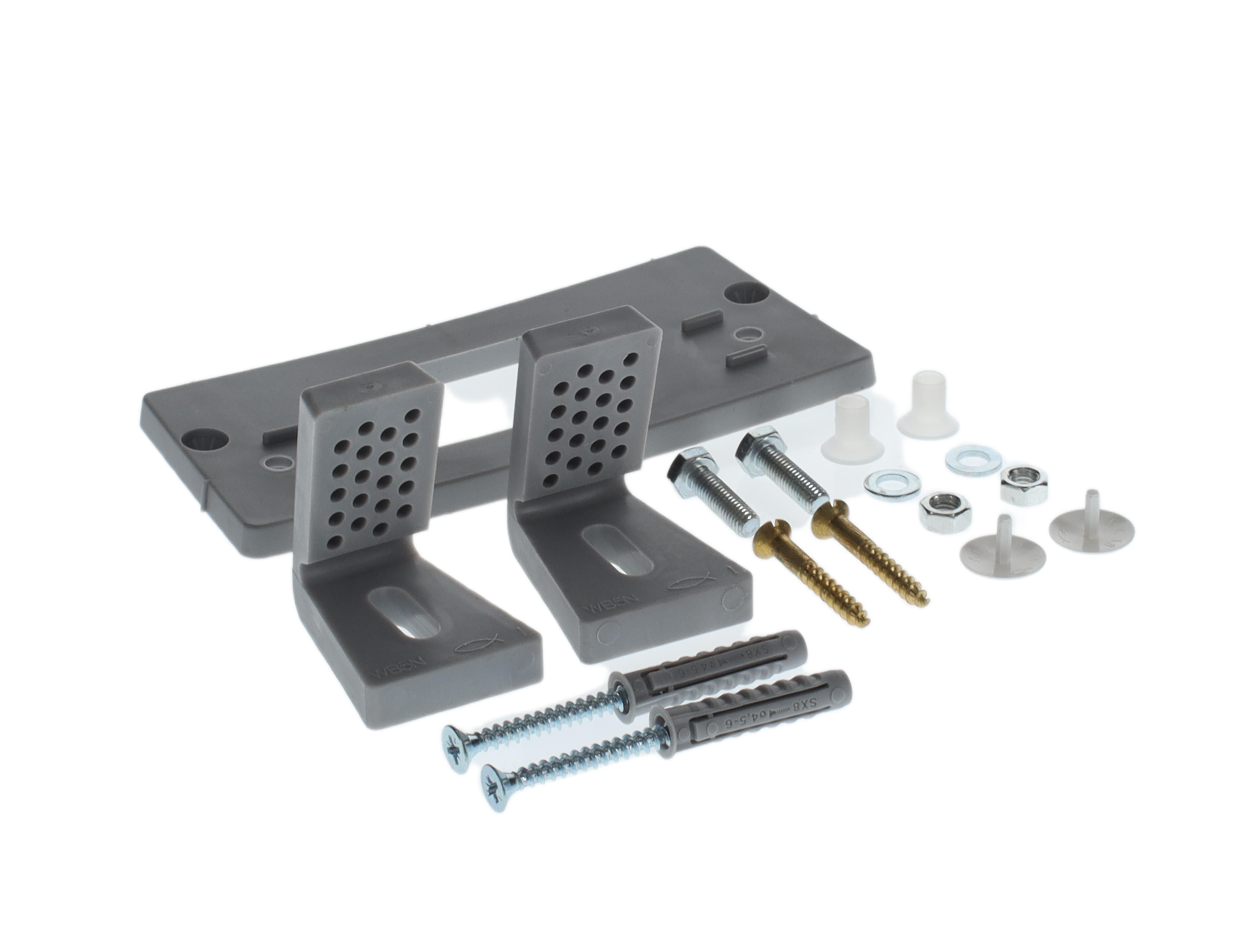 Villeroy & Boch Ersatzteile Befestigungssatz, 145.5x231.5mm, Weiß Alpin