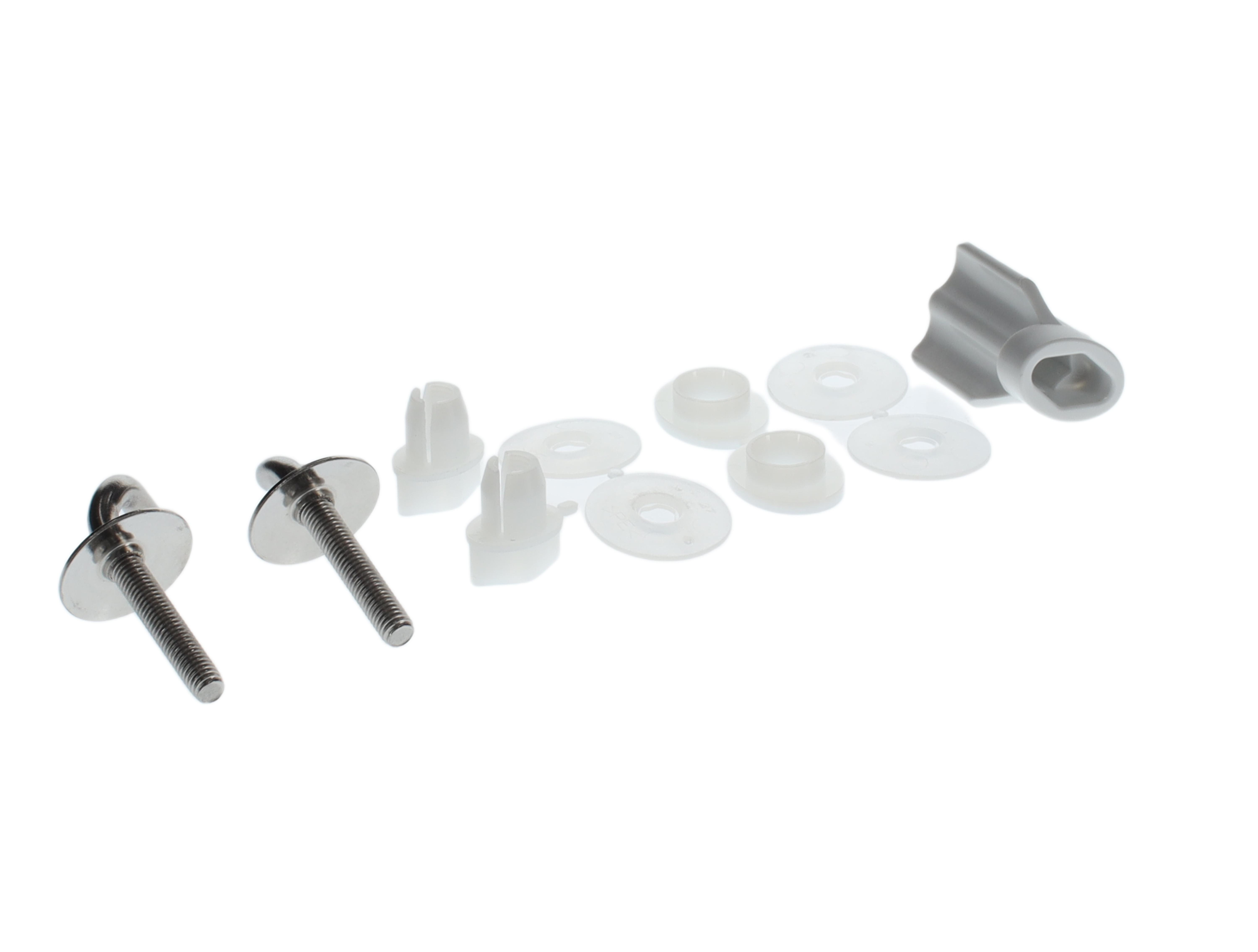 Villeroy & Boch Ersatzteile Scharnierset, 59x251mm, Verchromt