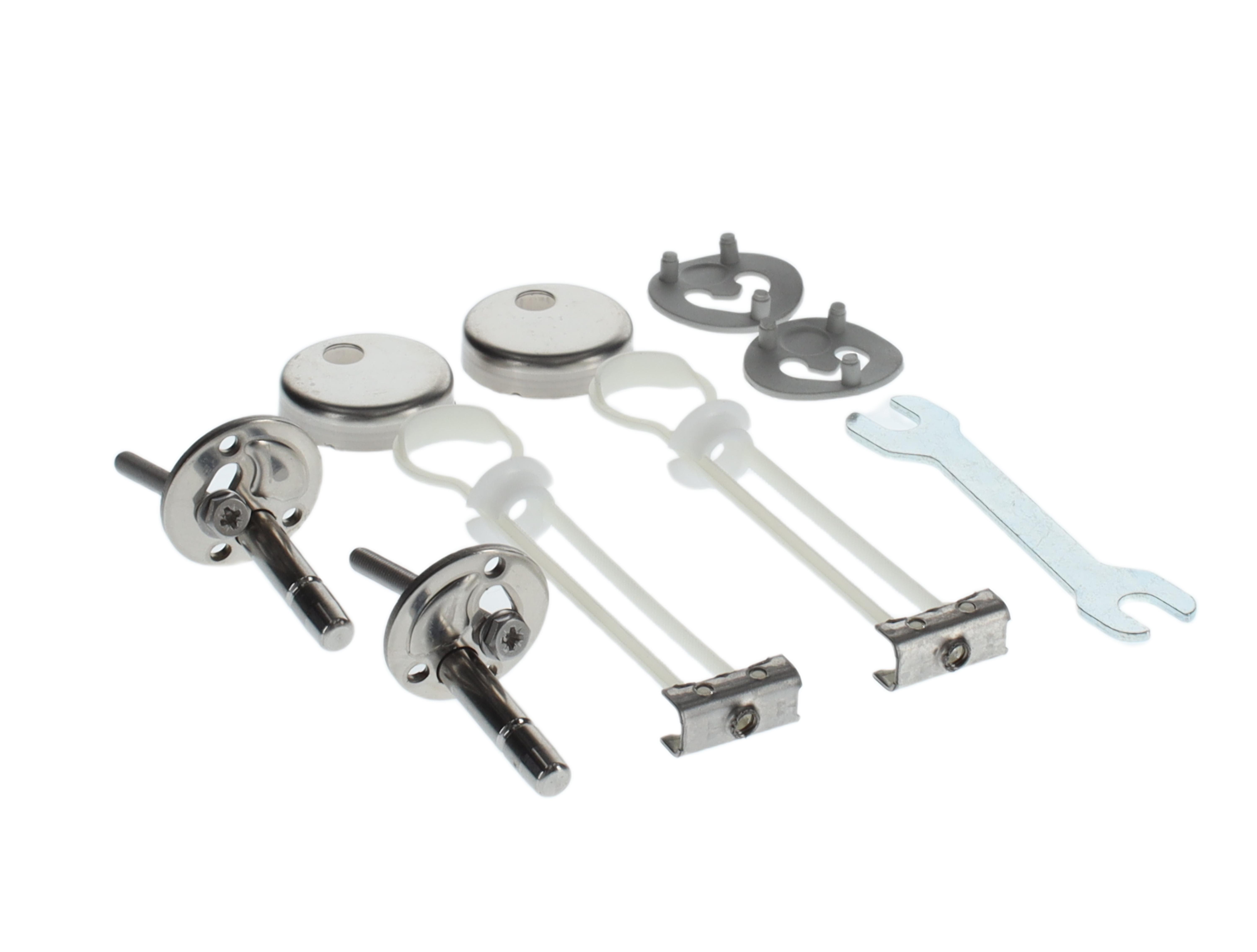 Villeroy & Boch Spare parts Hinge set, 123x162.5mm, Chrome
