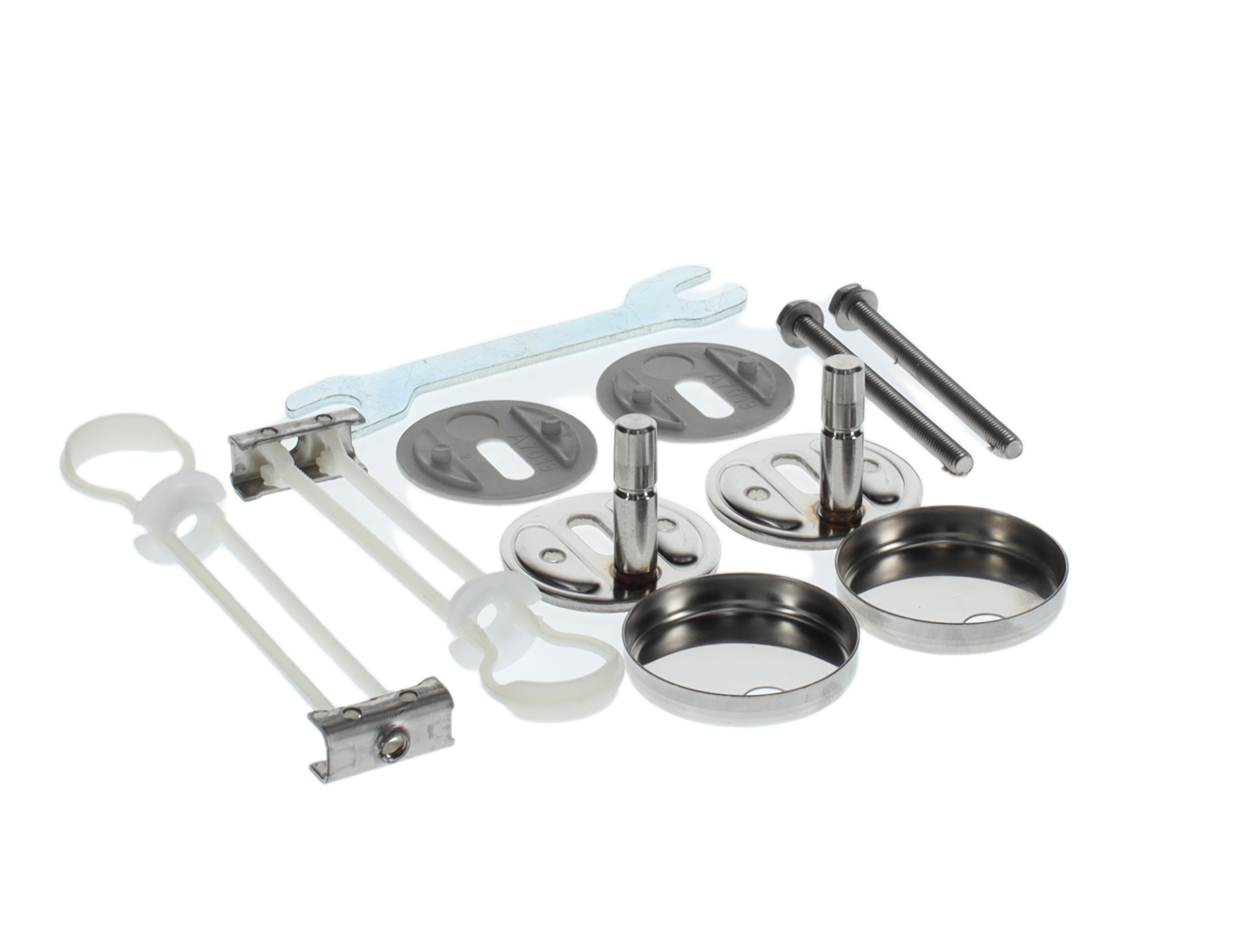 Villeroy & Boch Ersatzteile Scharnierset, 127x181mm, Verchromt