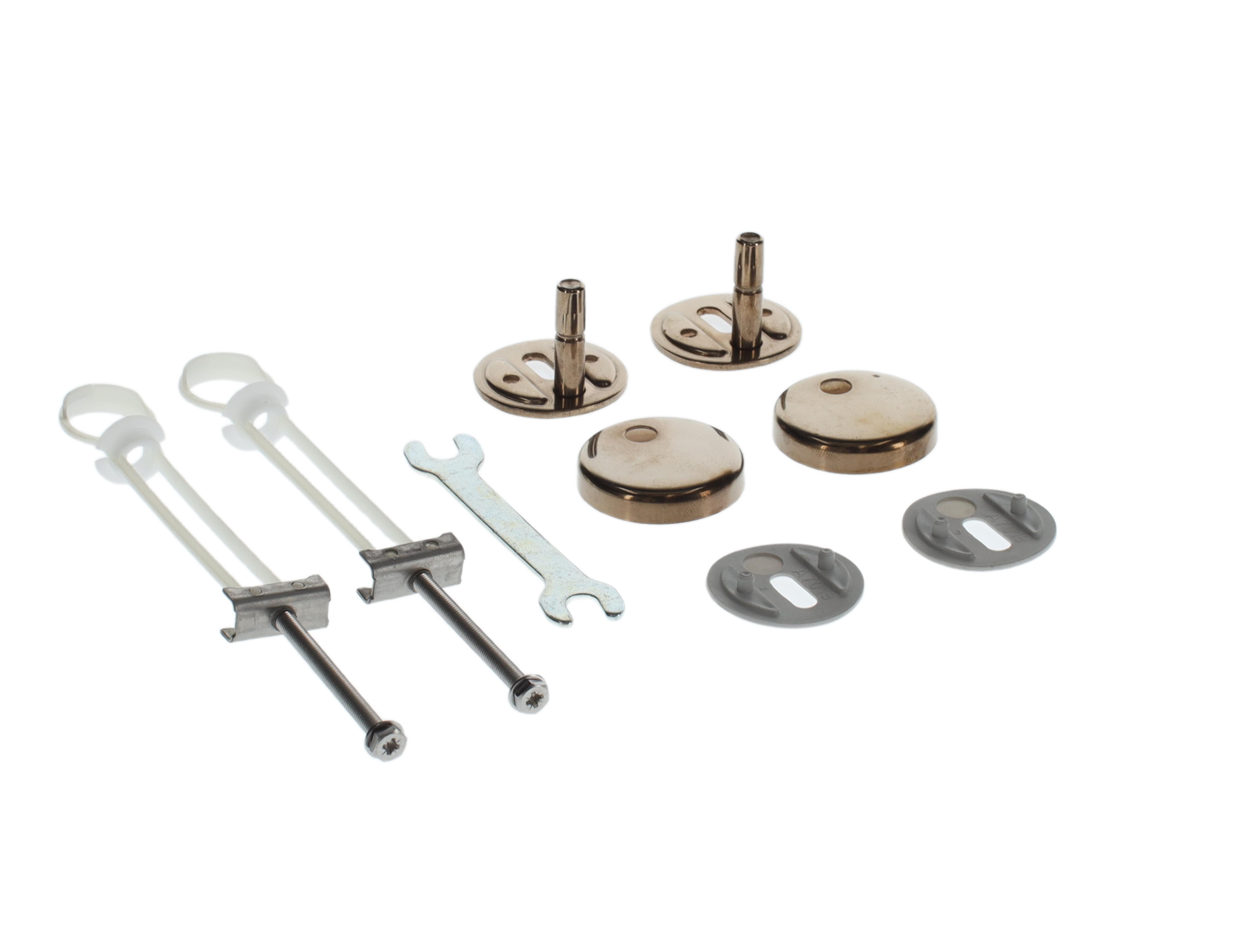 Villeroy & Boch Ersatzteile Scharnierset, 127x181mm, Edelmessing