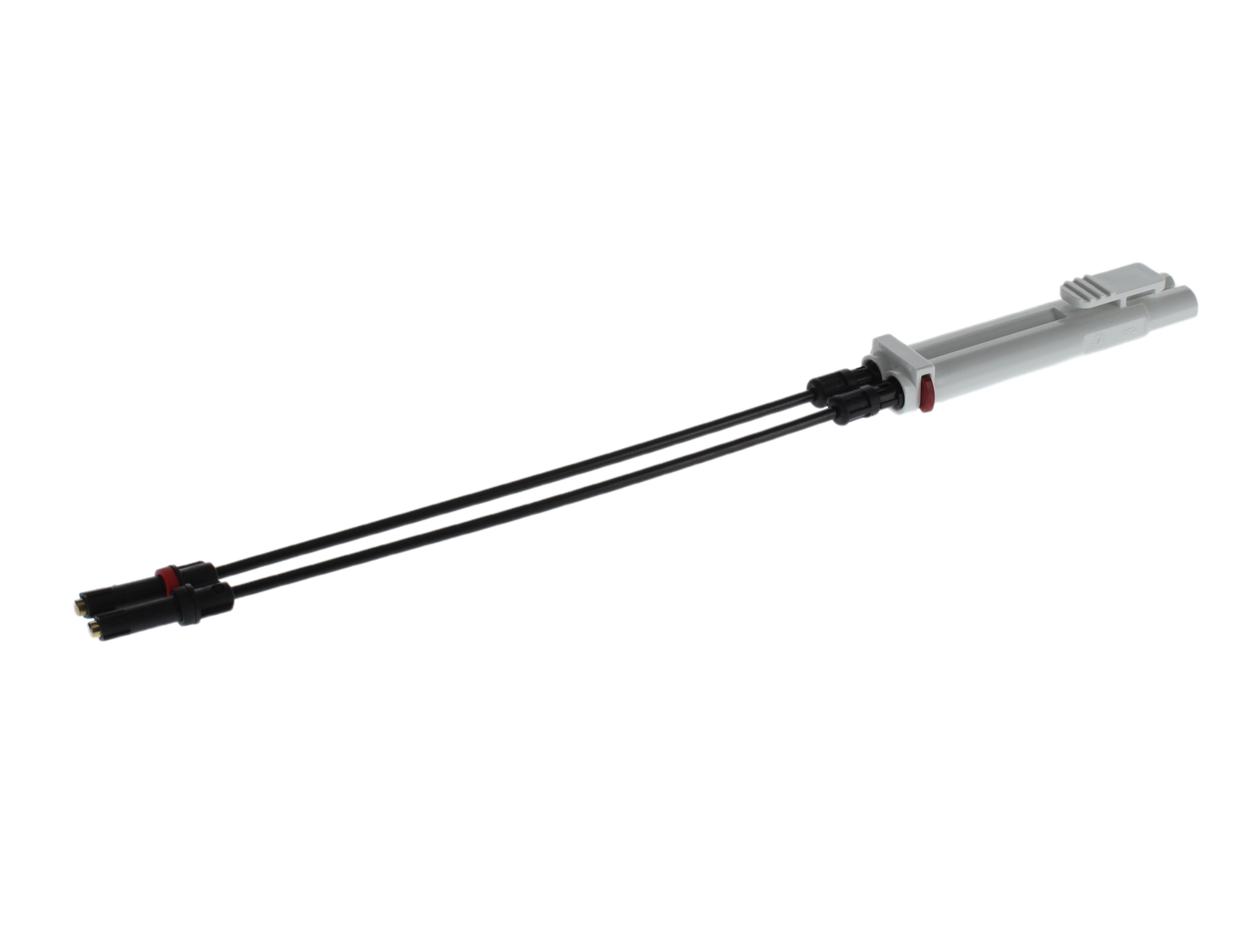 Villeroy & Boch Pièces détachées ViConnect Boîtier à câbles pour raccordement à la soupape d'évacuation et à la plaque de déclenchement, 31x382mm