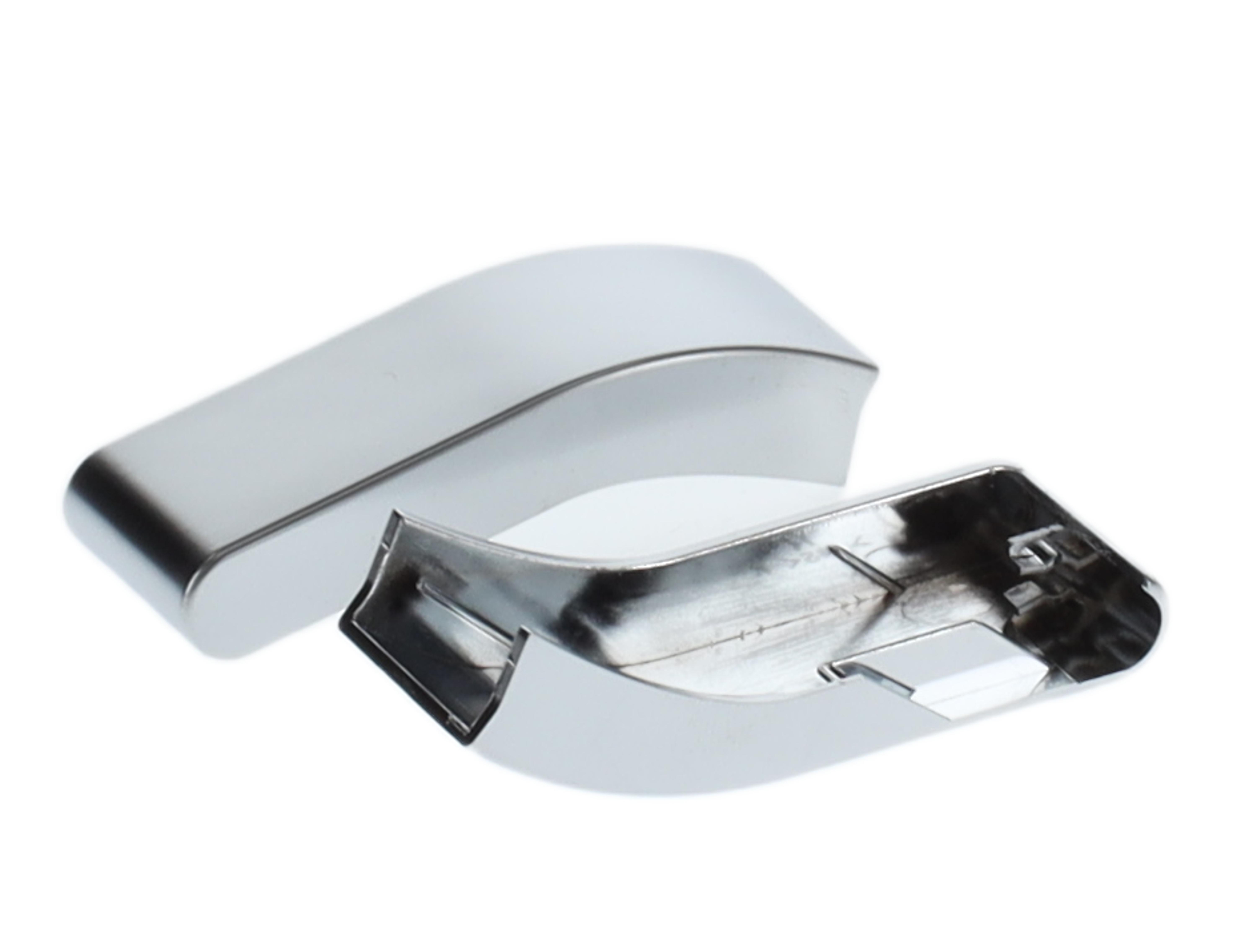 Villeroy & Boch Pièces détachées ViClean Couvercles de charnières, 46x70mm, Chromé