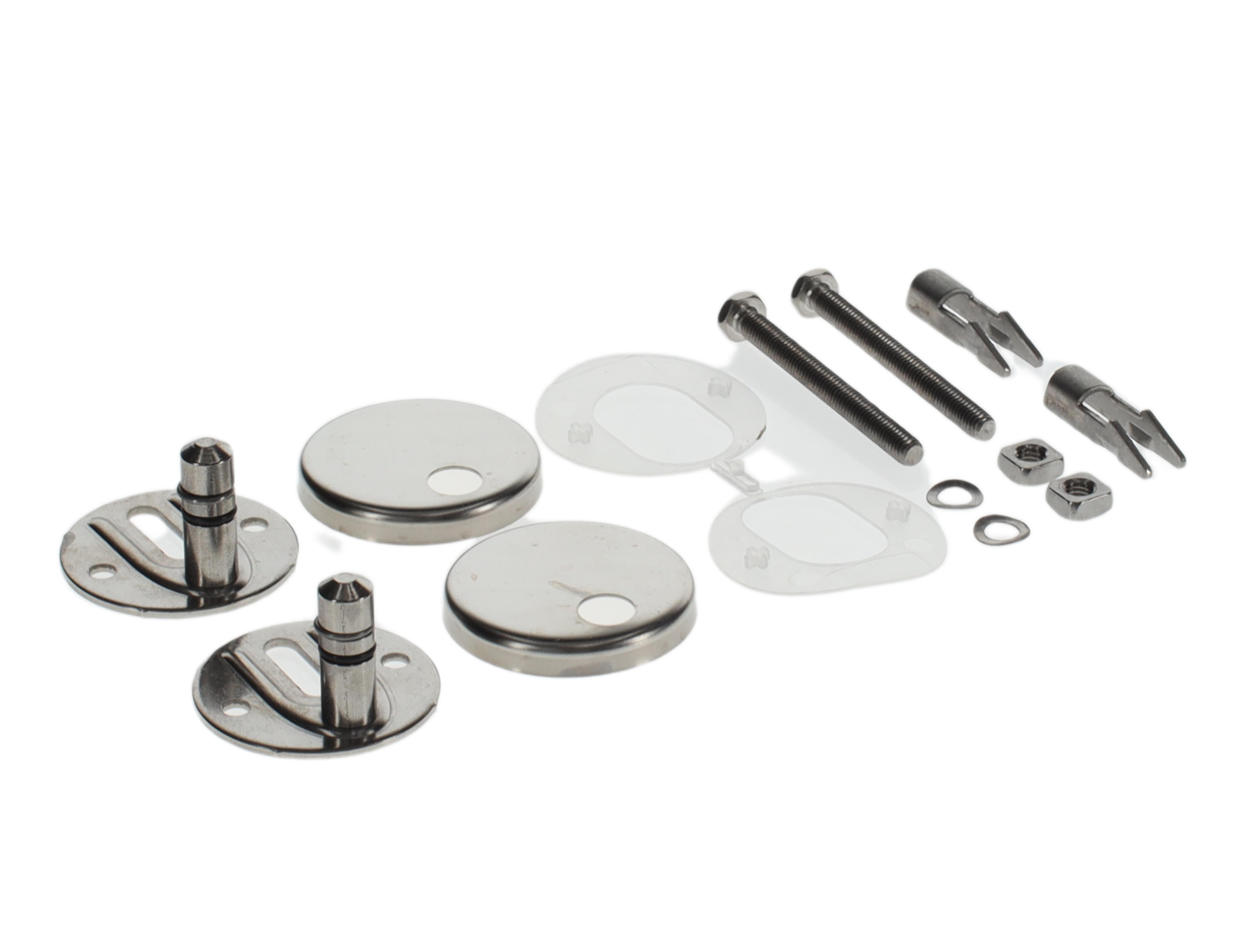 Villeroy & Boch Ersatzteile Scharnierset, 94x107mm, Verchromt