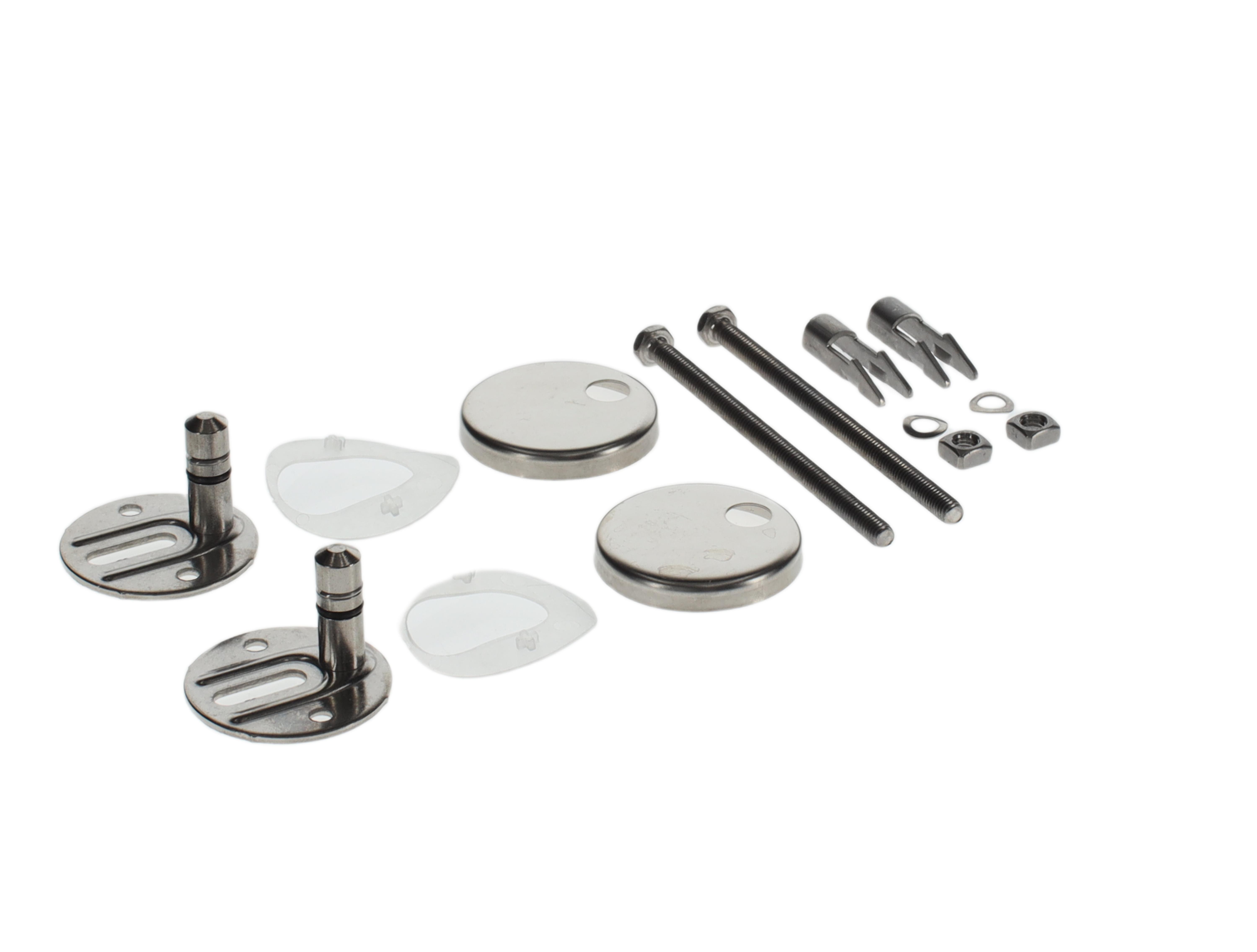 Villeroy & Boch Spare parts Hinge set, 90x99.5mm, Chrome