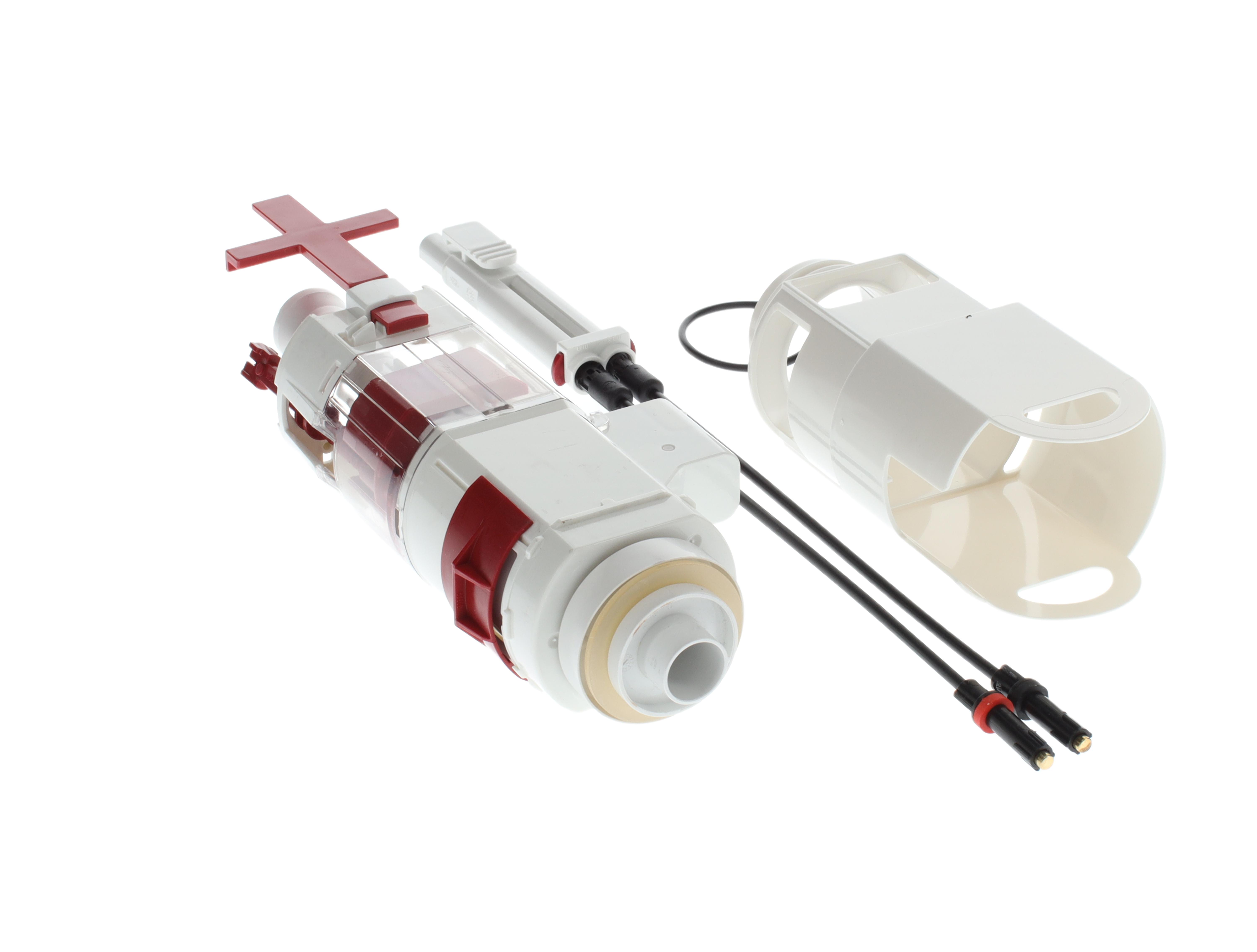 Villeroy & Boch Pièces détachées ViConnect Soupape d'évacuation pour réservoir de chasse d'eau encastré 80mm, 226x348mm