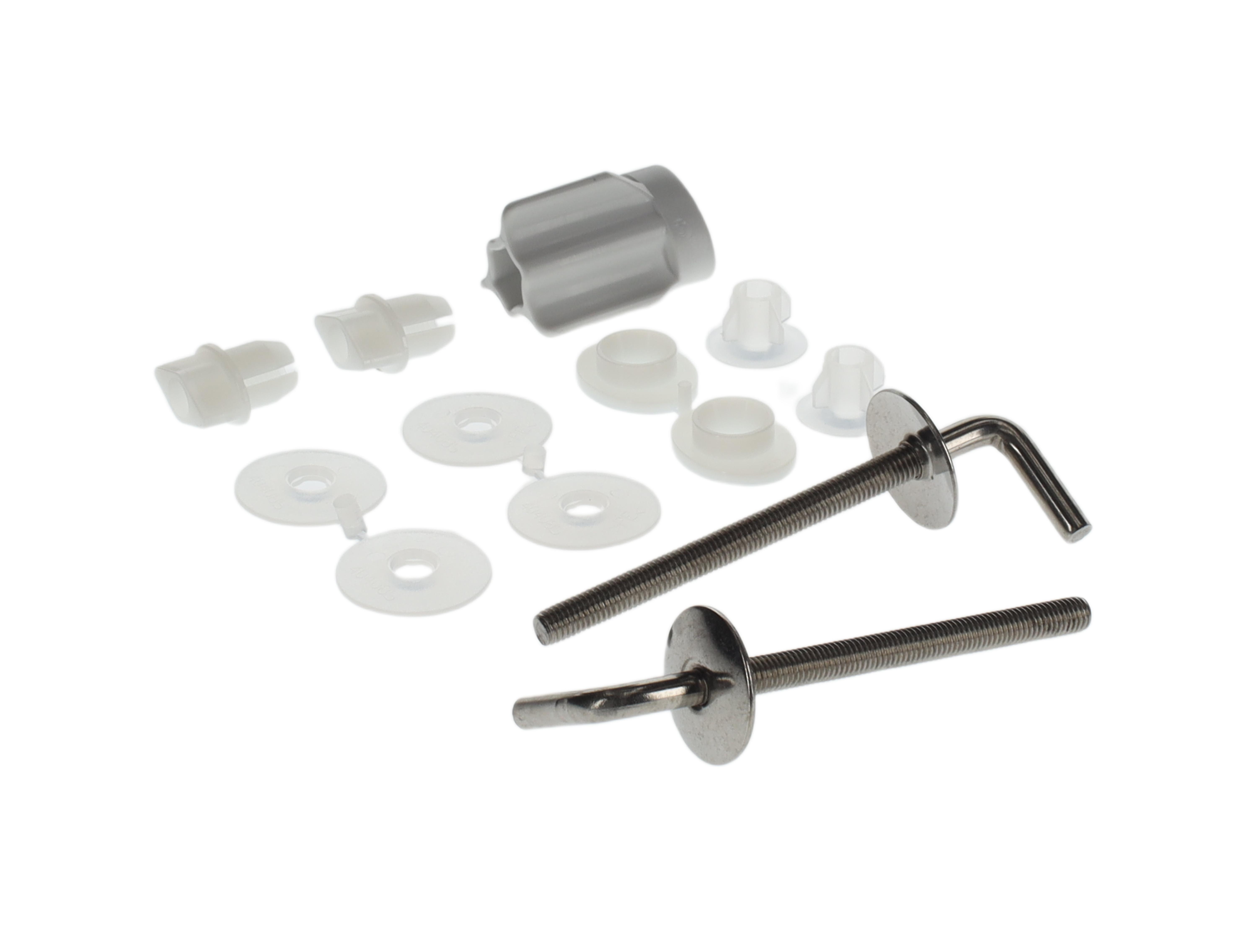 Villeroy & Boch Ersatzteile Scharnierset, 110x121mm, Verchromt