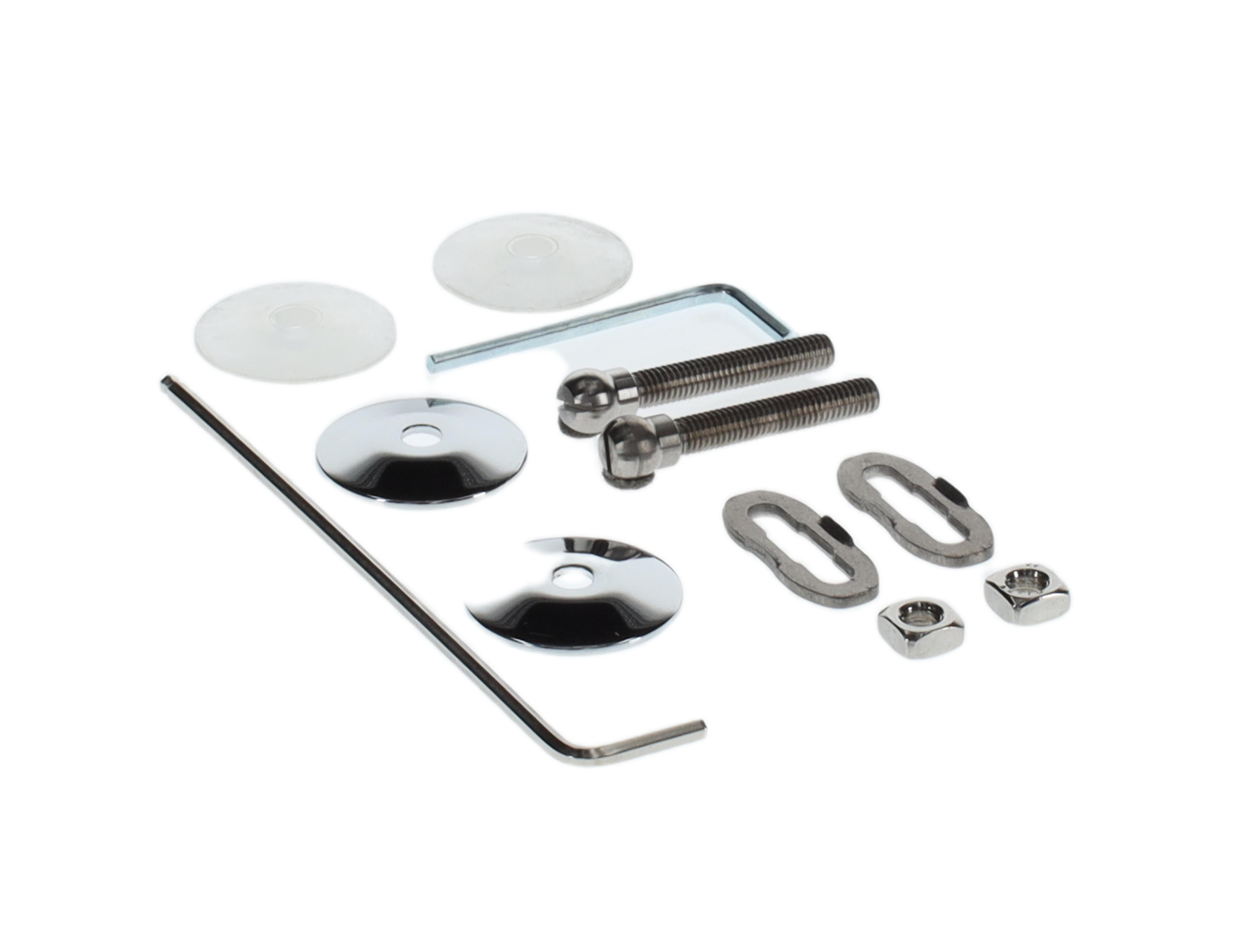 Villeroy & Boch Pièces détachées Jeu de charnières, 95x140mm, Chromé