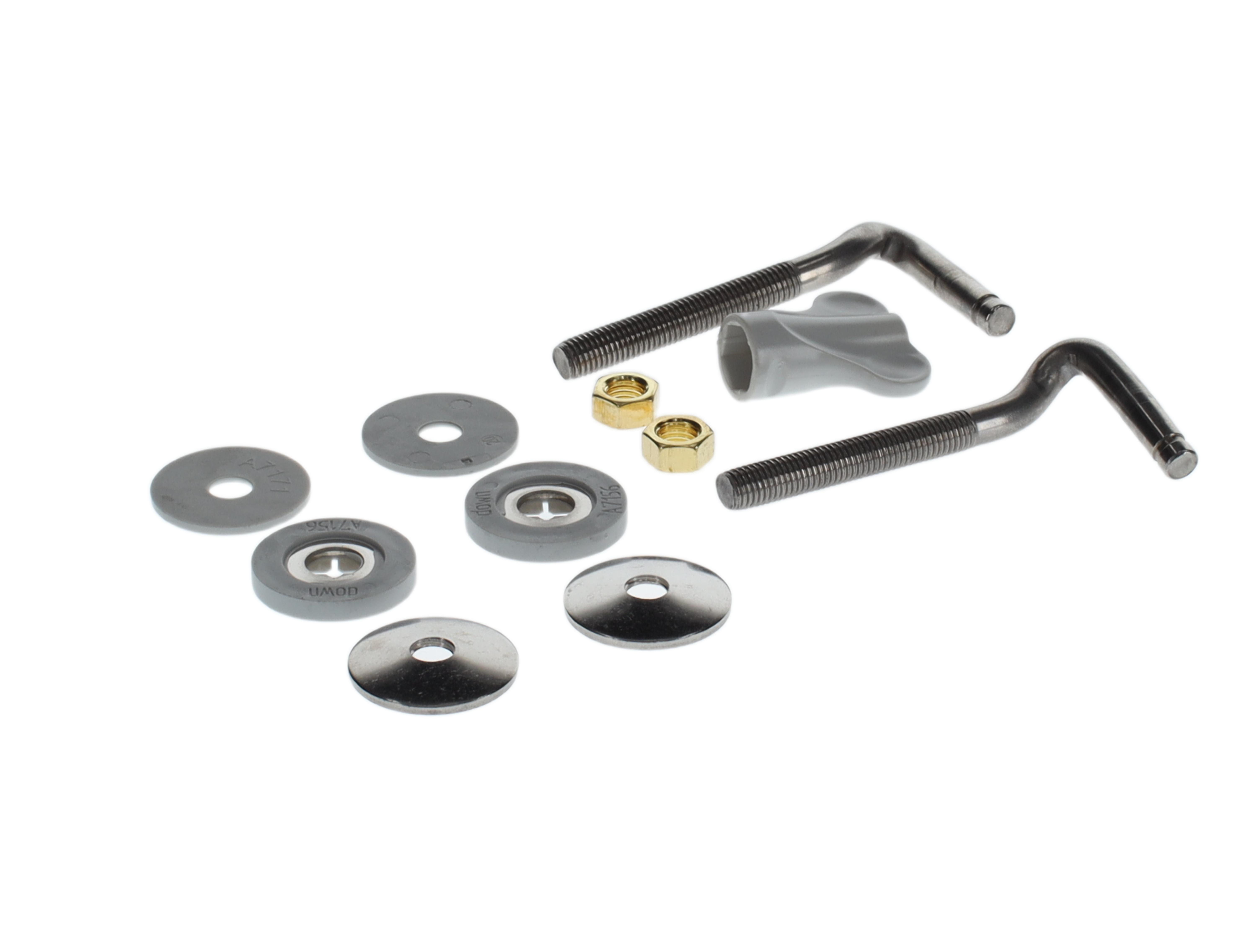 Villeroy & Boch Ersatzteile Scharnierset, 66x101.5mm, Verchromt