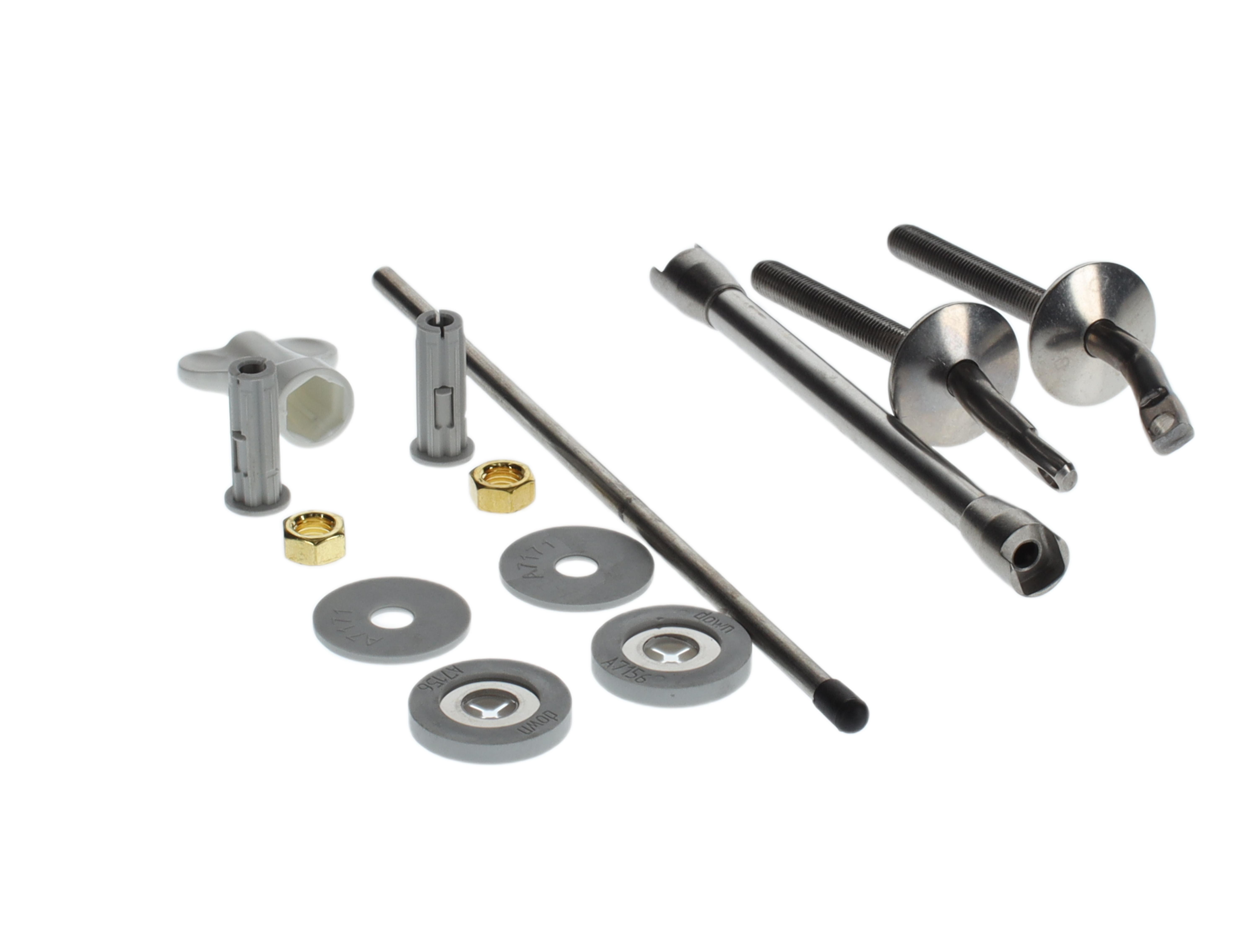 Villeroy & Boch Ersatzteile Scharnierset, 154x197mm, Verchromt