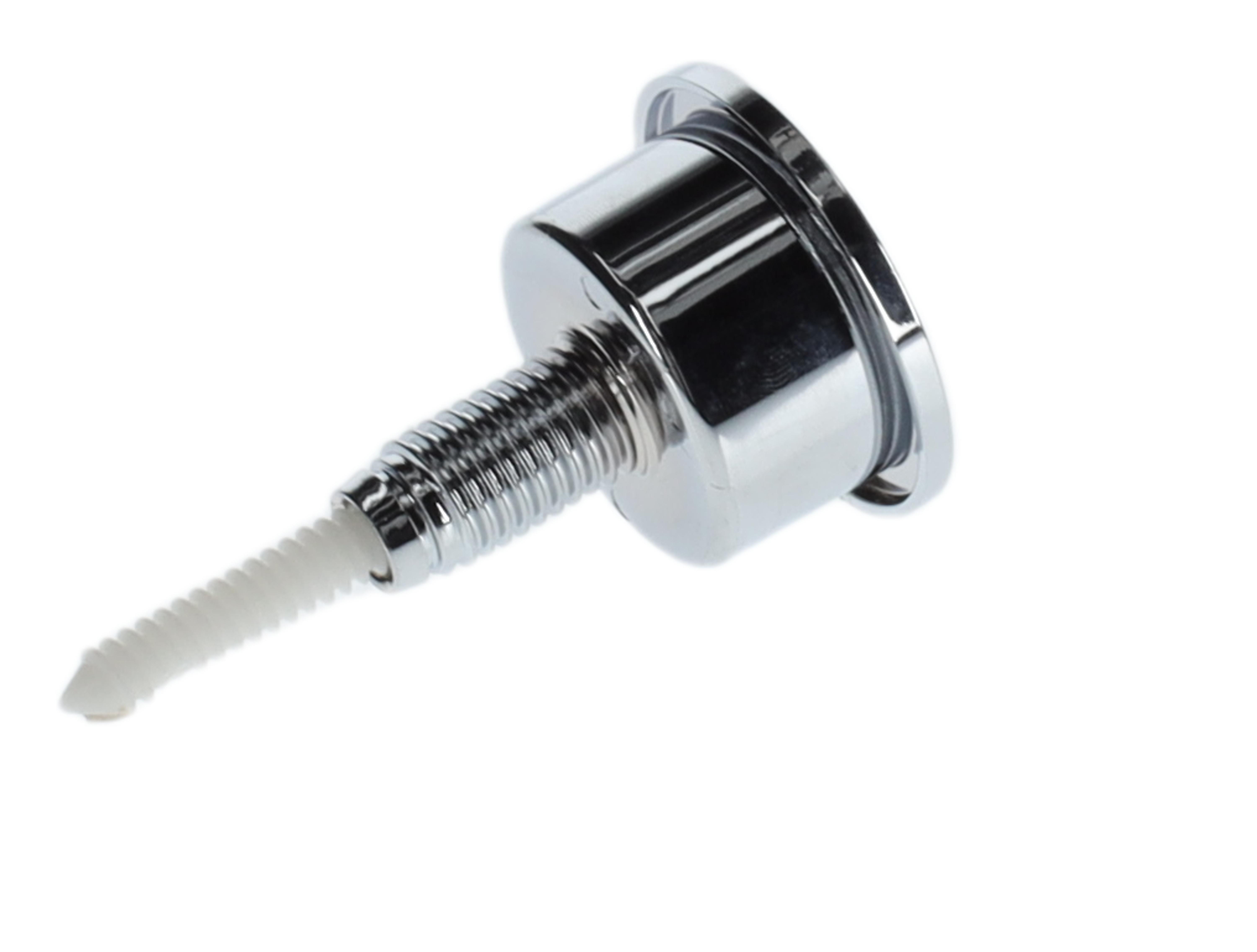 Villeroy & Boch Ersatzteile Drucktaste, 48x80mm, Verchromt