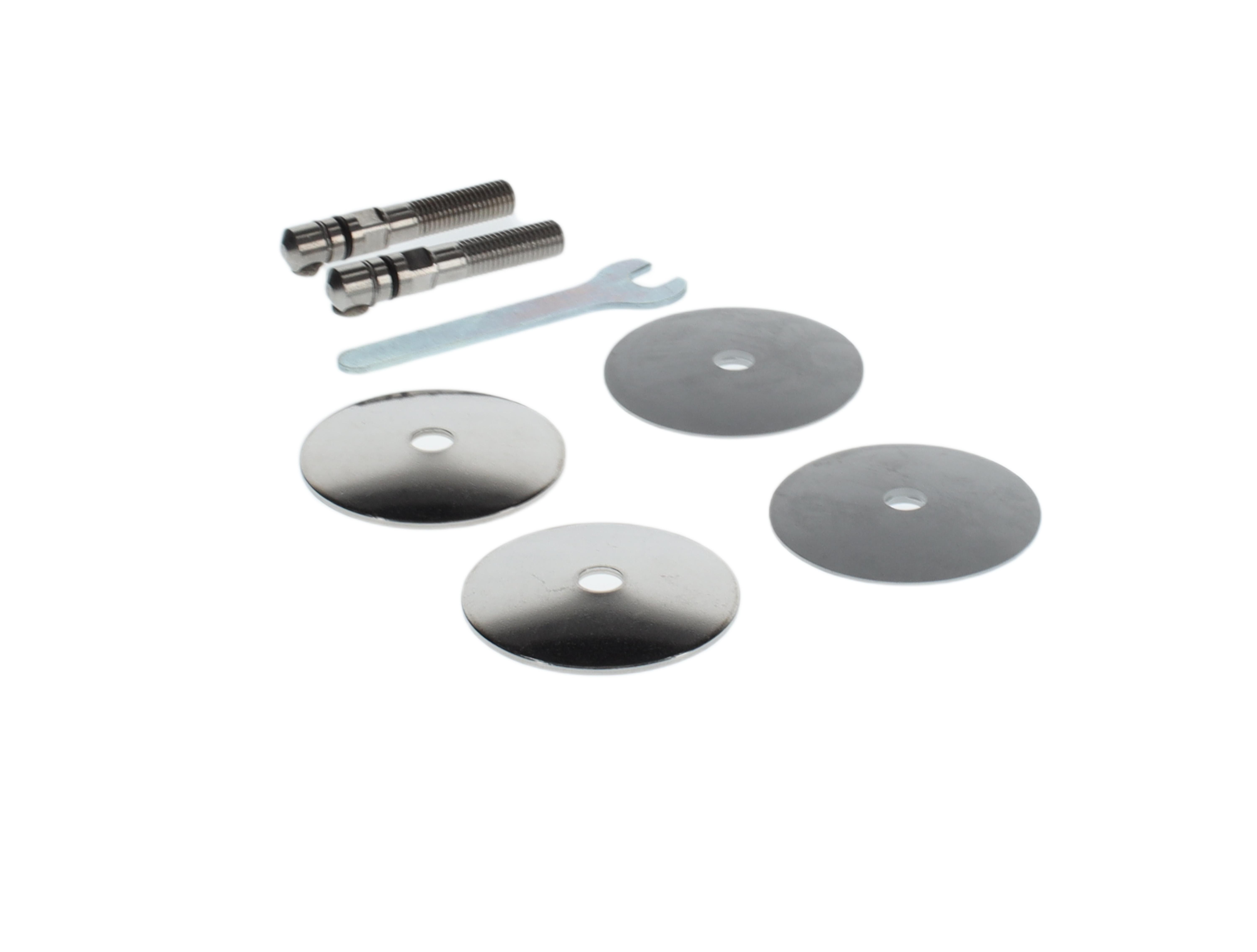 Villeroy & Boch Pièces détachées Jeu de charnières, 157x173mm, Chromé