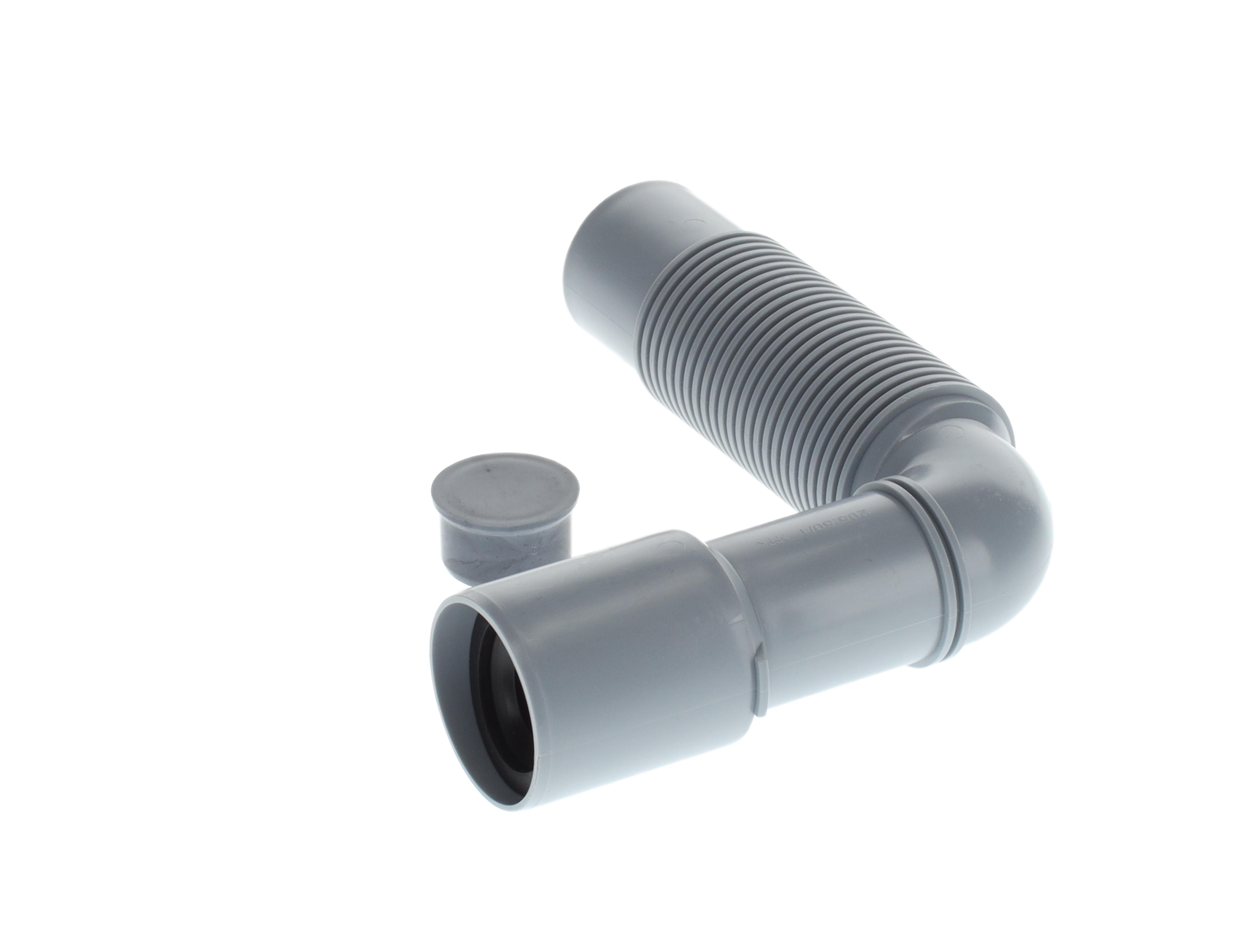 Villeroy & Boch Pièces détachées ViConnect Coude d'évacuation pour lavabo et bidet suspendus, 161x205mm