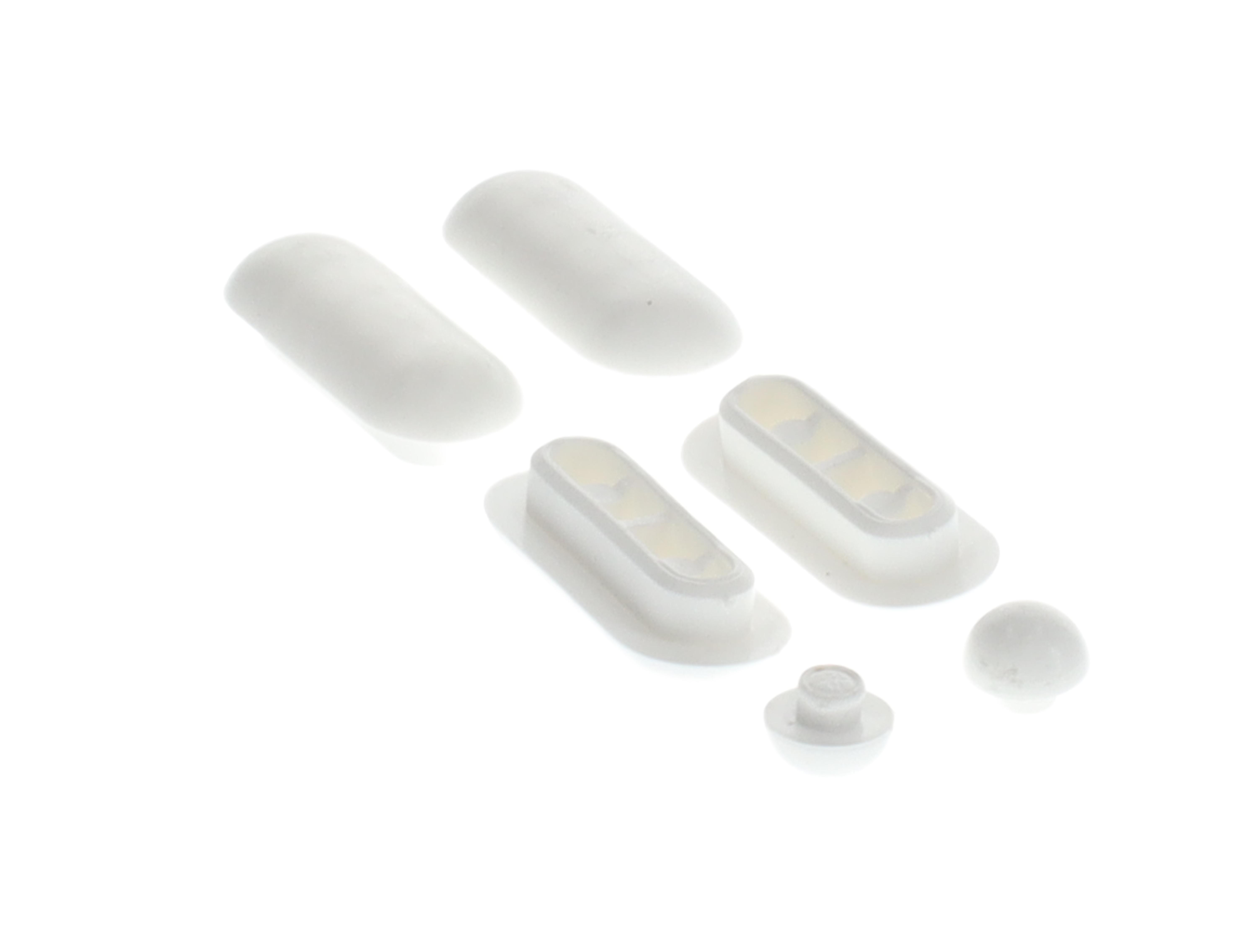Villeroy & Boch Ersatzteile Pufferset, 49x164.5mm, Weiß Alpin
