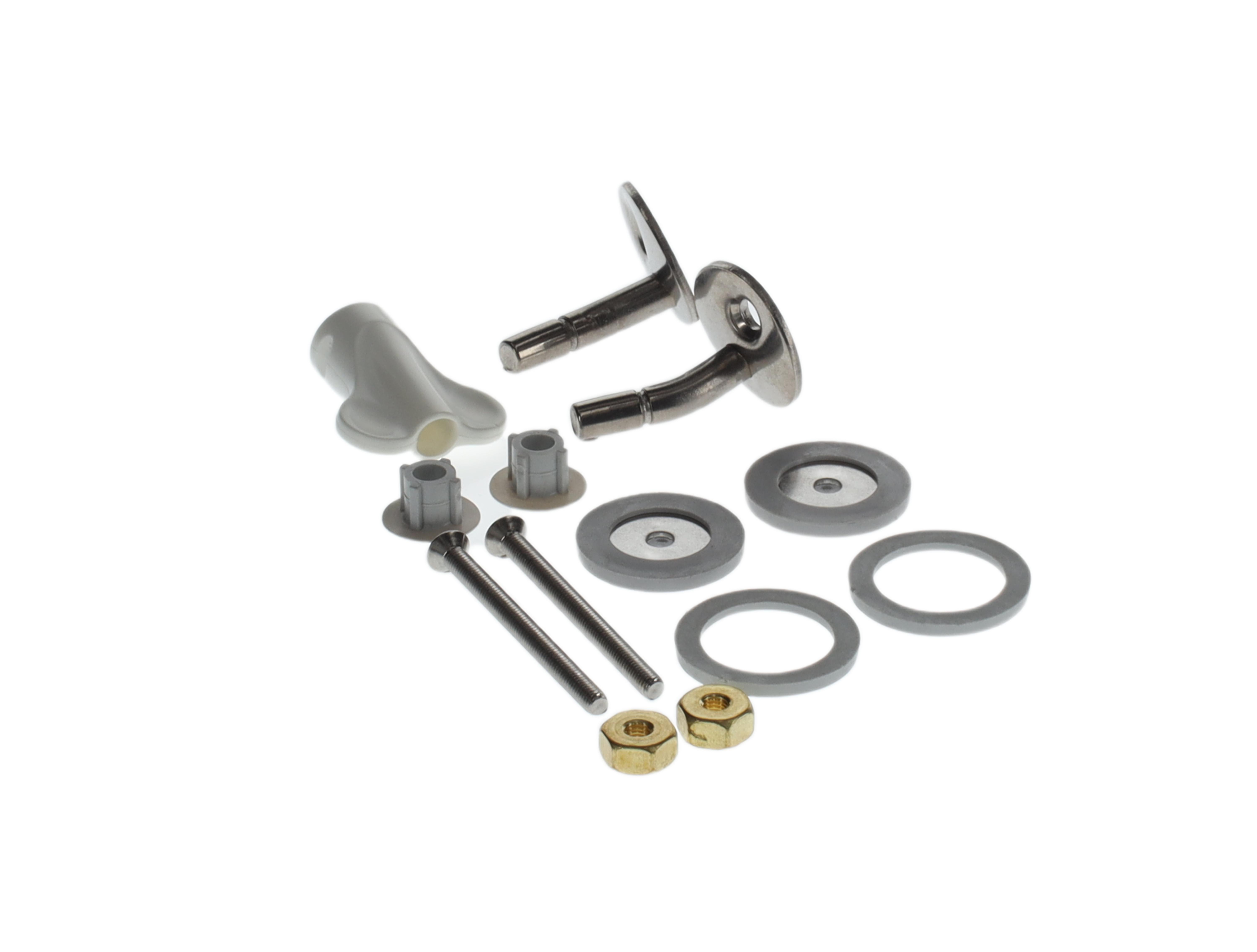 Villeroy & Boch Spare parts Hinge set, 103x122.5mm, Chrome