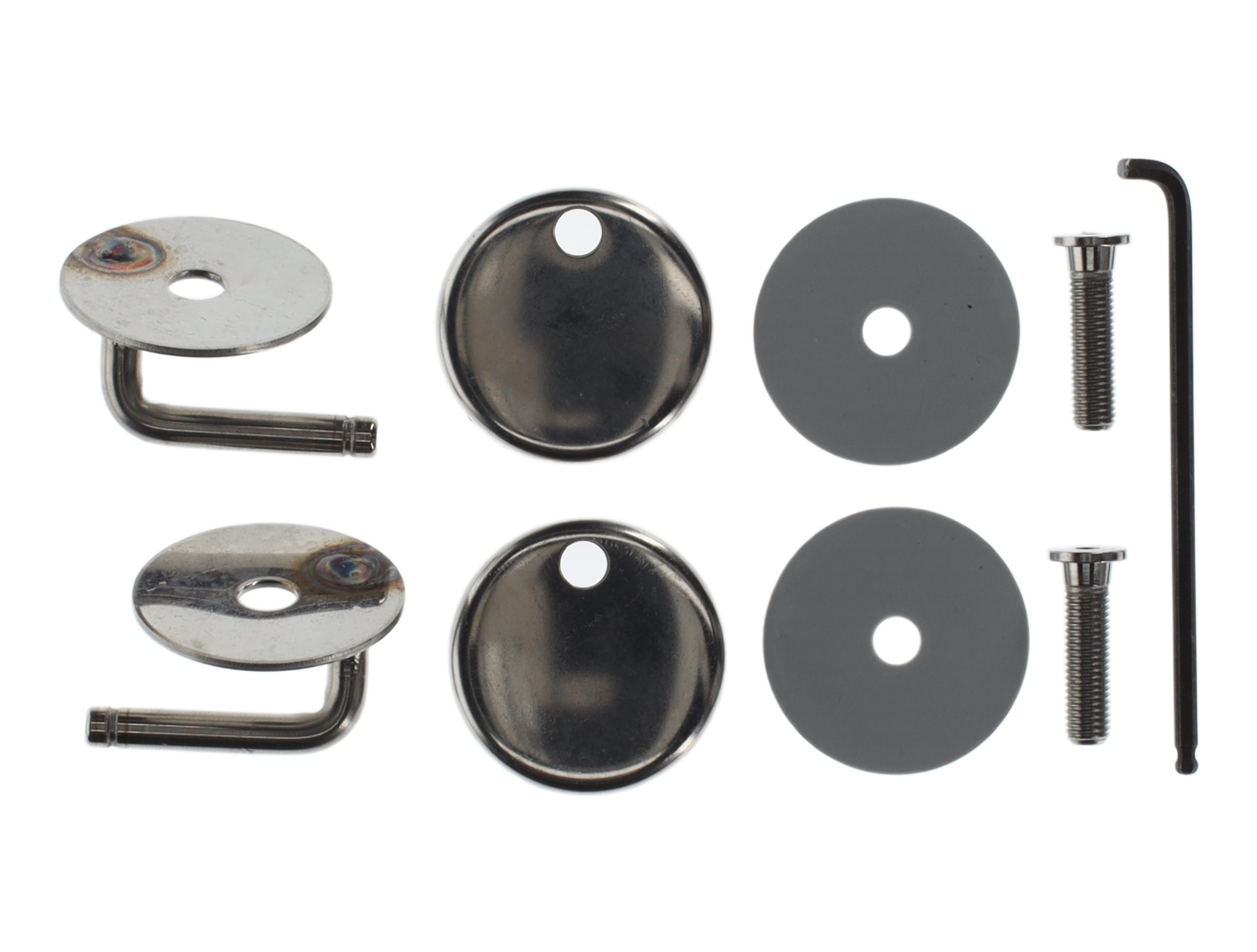 Villeroy & Boch Ersatzteile Scharnierset, 139x205mm, Verchromt