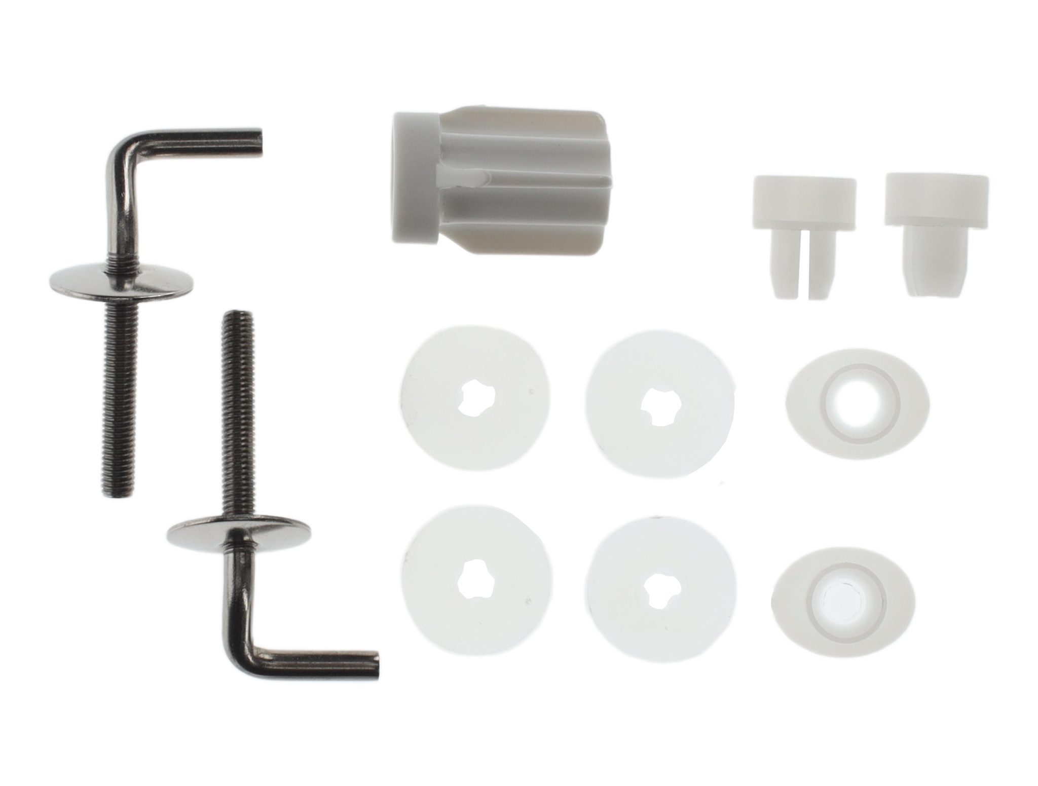 Villeroy & Boch Pièces détachées Jeu de charnières, 83x189mm, Chromé