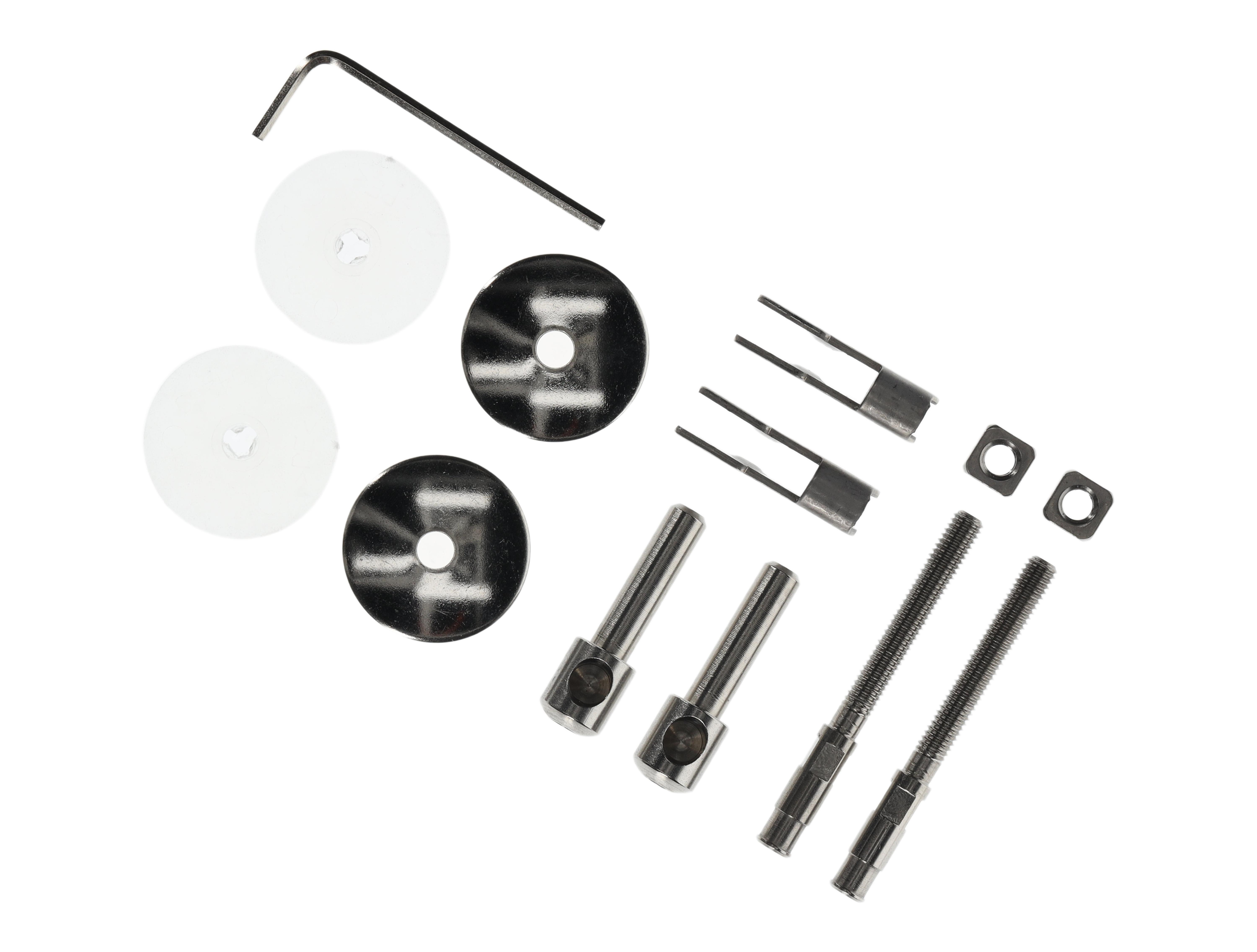 Villeroy & Boch Spare parts Hinge set, 46.5x136mm, Chrome