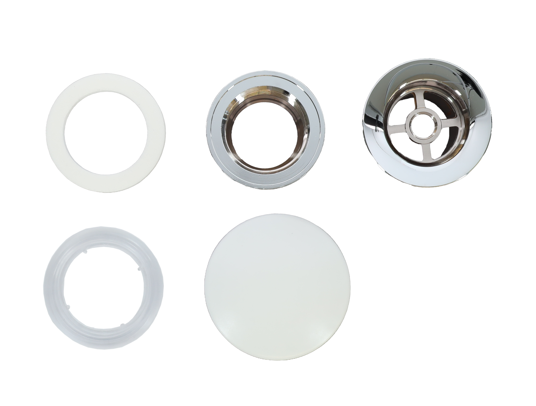 Villeroy & Boch Parti di ricambio Valvola di scarico, 69x101mm, Edelweiss