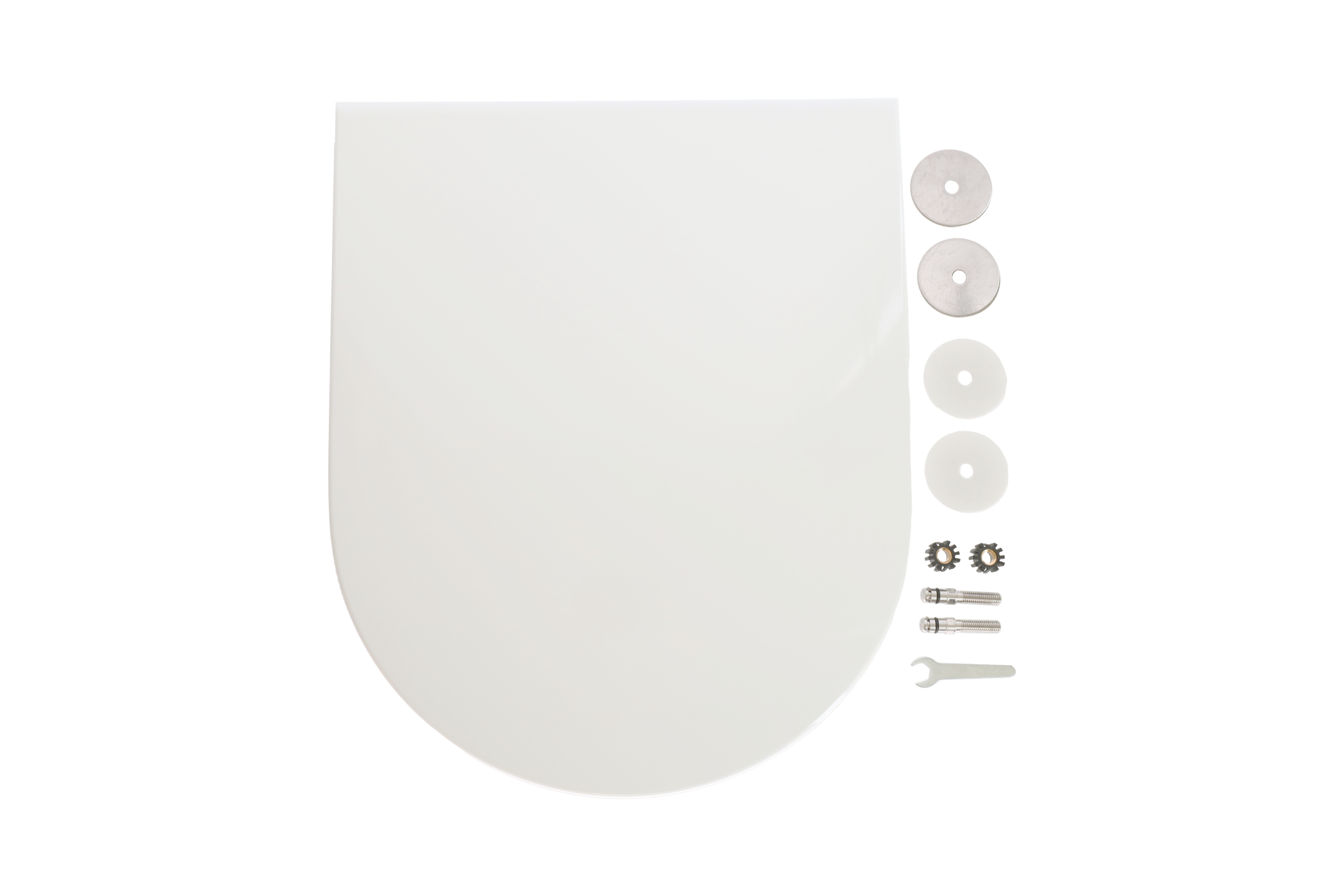 Villeroy & Boch Ersatzteile WC-Sitz QuickRelease u. SoftClosing Funktion, 374x444mm, Weiß Alpin