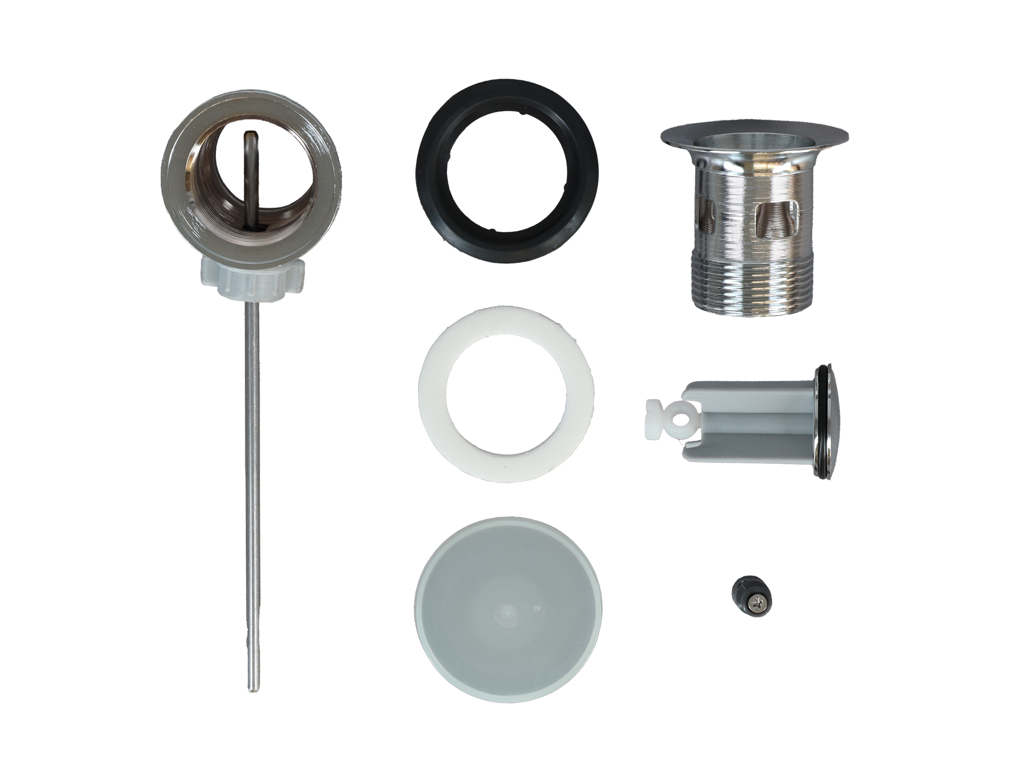 Villeroy & Boch Ersatzteile Ablaufgarnitur, 45x210mm, Verchromt