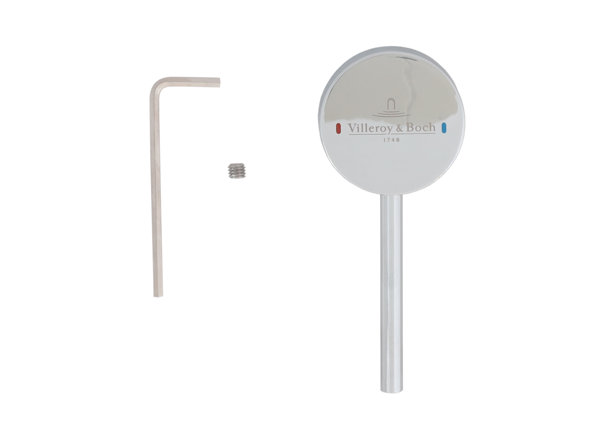 Villeroy & Boch Ersatzteile Griffset, 70x50mm, Verchromt