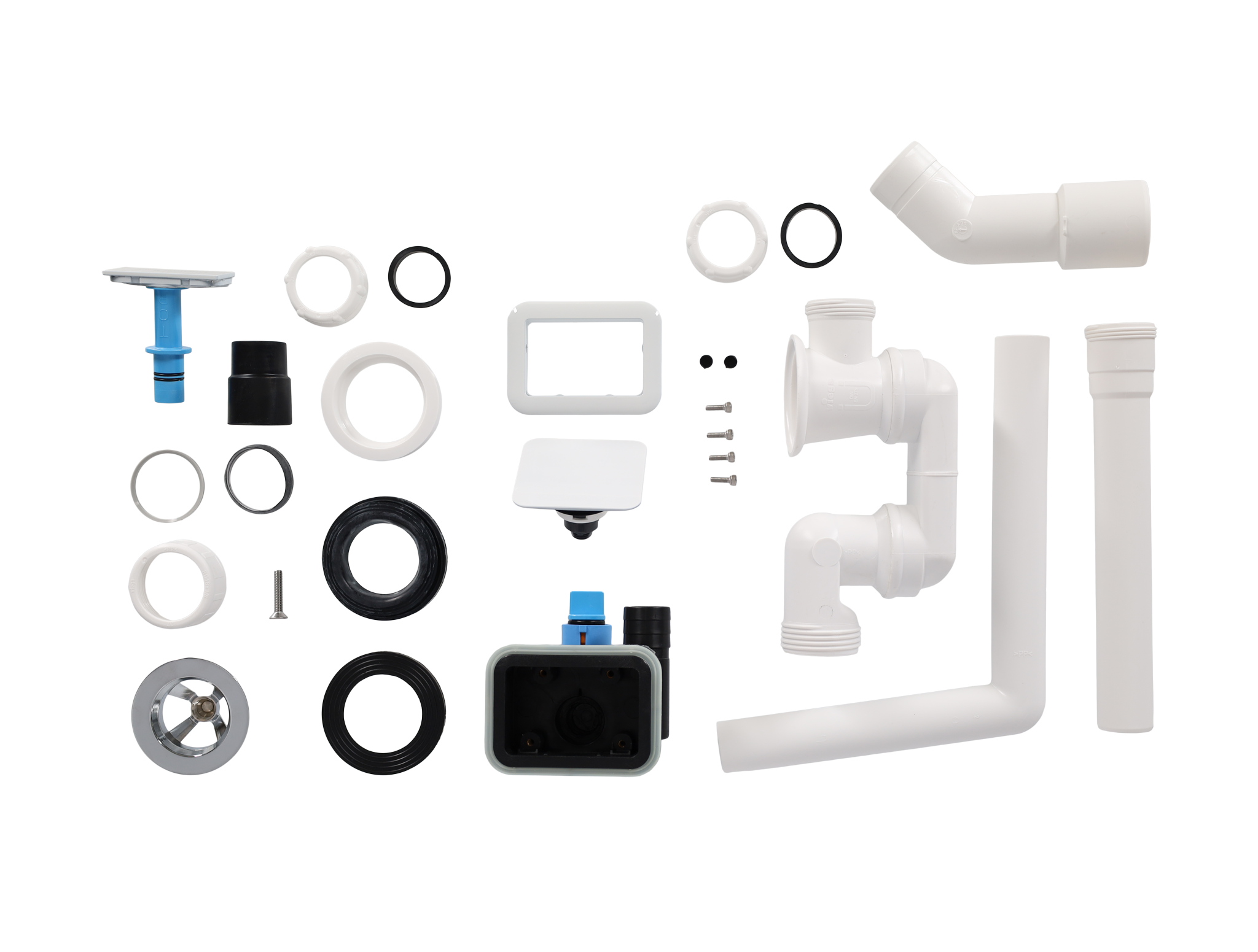 Villeroy & Boch Spare parts Waste and overflow combination, 200x300mm, White Alpin