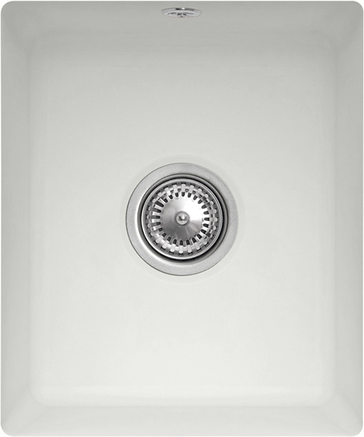 Villeroy & Boch Subway 45 SU Cuve sous plan inclus Vidage avec vidage manuel, en Céramique, 375x440mm, Steam CeramicPlus