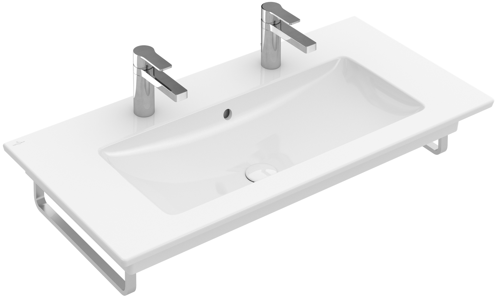 Villeroy & Boch Venticello Vanity washbasin, 1000x500x170mm, with overflow, White Alpin