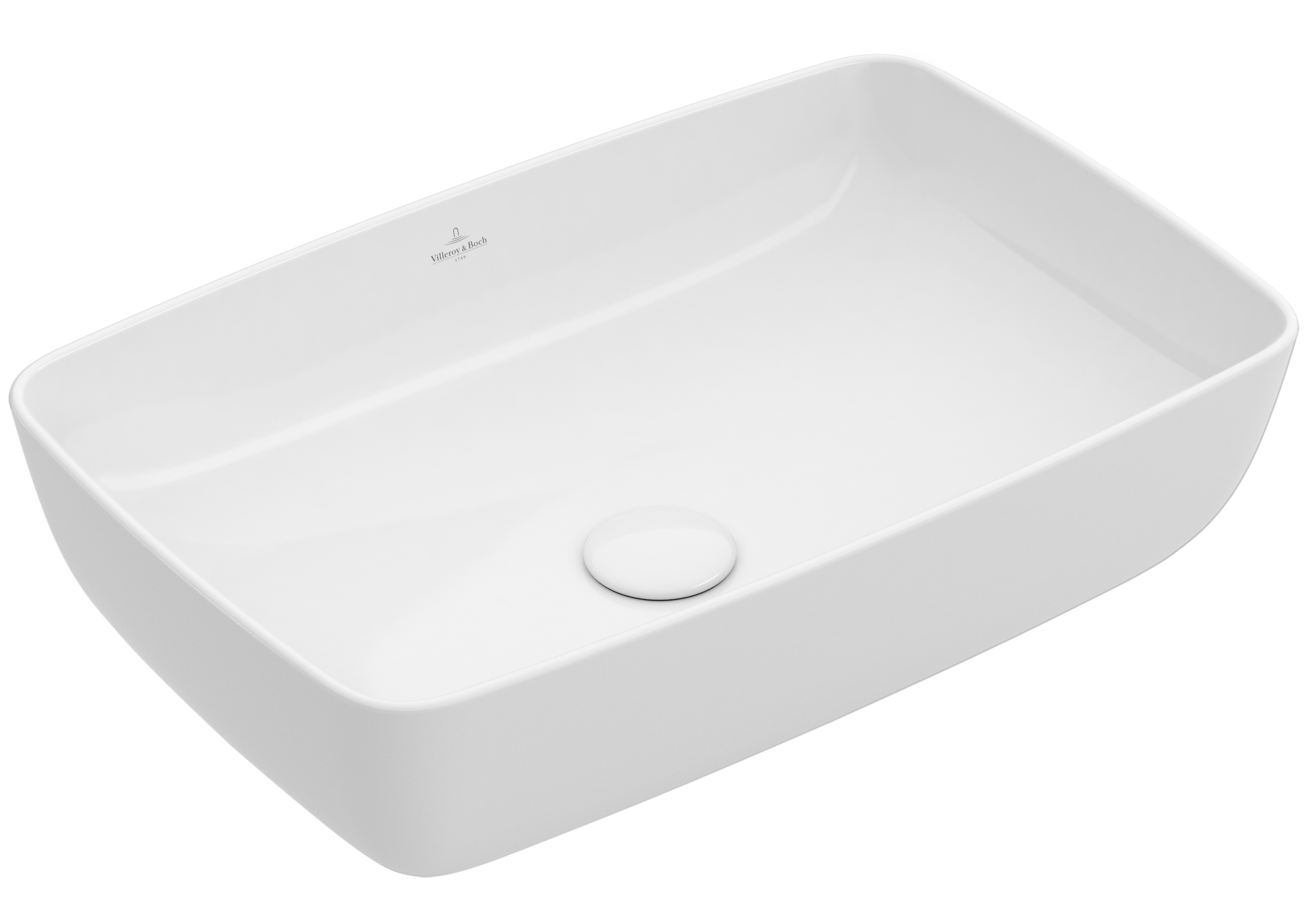 Villeroy & Boch Artis Surface-mounted washbasin, 580x385x130mm, without overflow, White Alpin