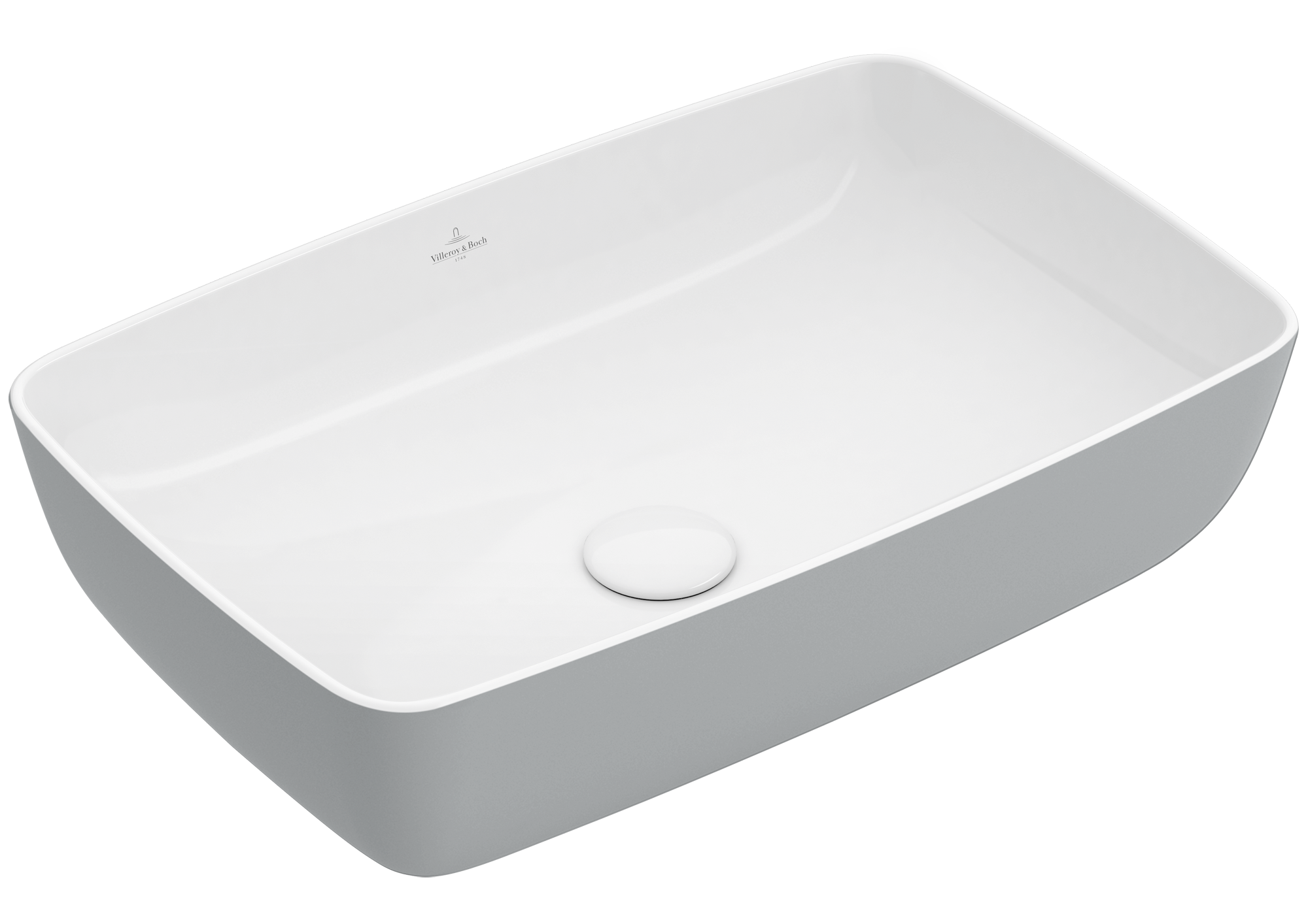 Villeroy & Boch Artis Lavabo da appoggio, 580x385x130mm, senza troppopieno, French Linen