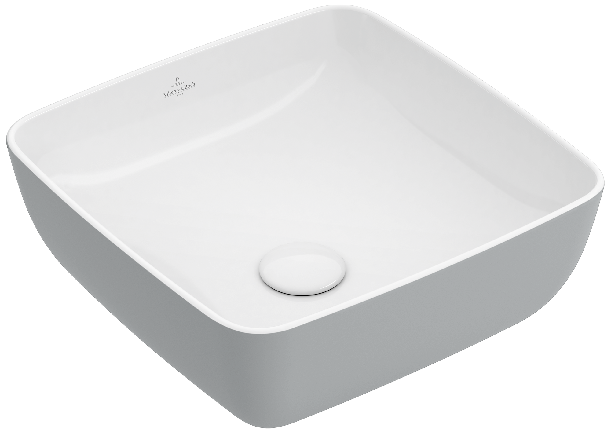 Villeroy & Boch Artis Lavabo da appoggio, 410x410x130mm, senza troppopieno, French Linen