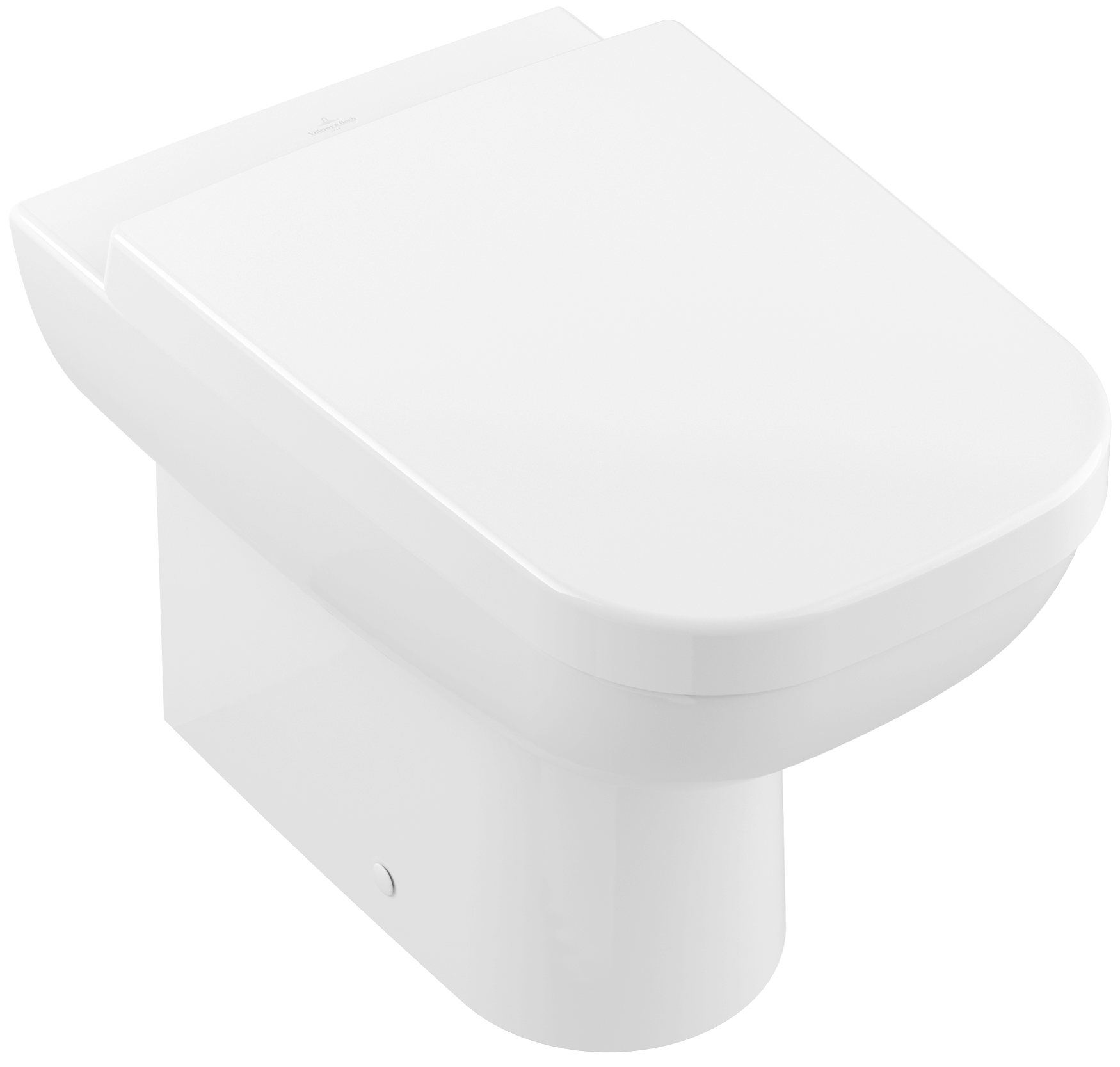 Villeroy & Boch Joyce Asiento con tapa de inodoro, con mecanismo automático de bajada (SoftClosing), con asiento extraíble (QuickRelease), Blanco