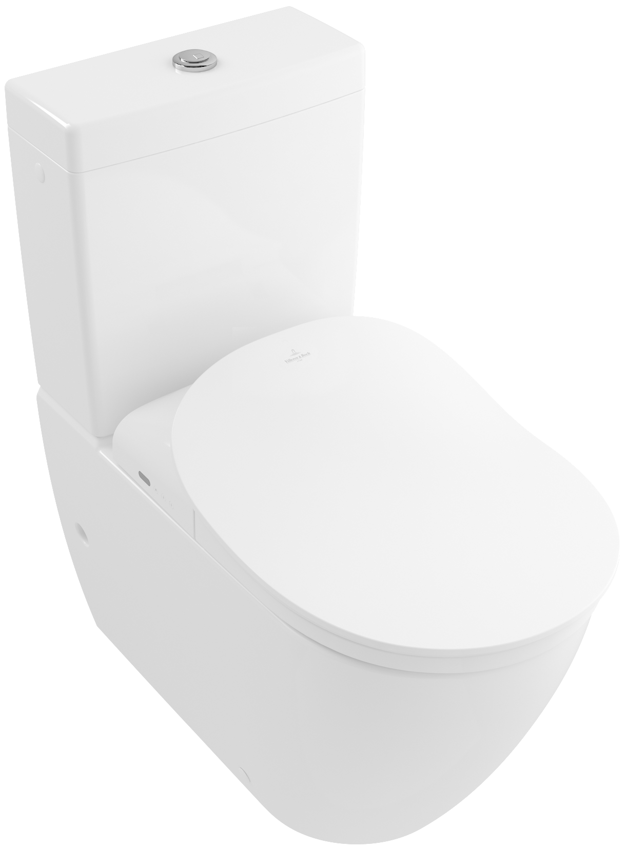 Villeroy & Boch 萨泊威 2.0 宝洁丽-L, 直旋冲水 分体直冲式座厕，冲水槽开放式, 落地式, 配备 直旋冲水, 白色 CPlus 
 易洁釉面