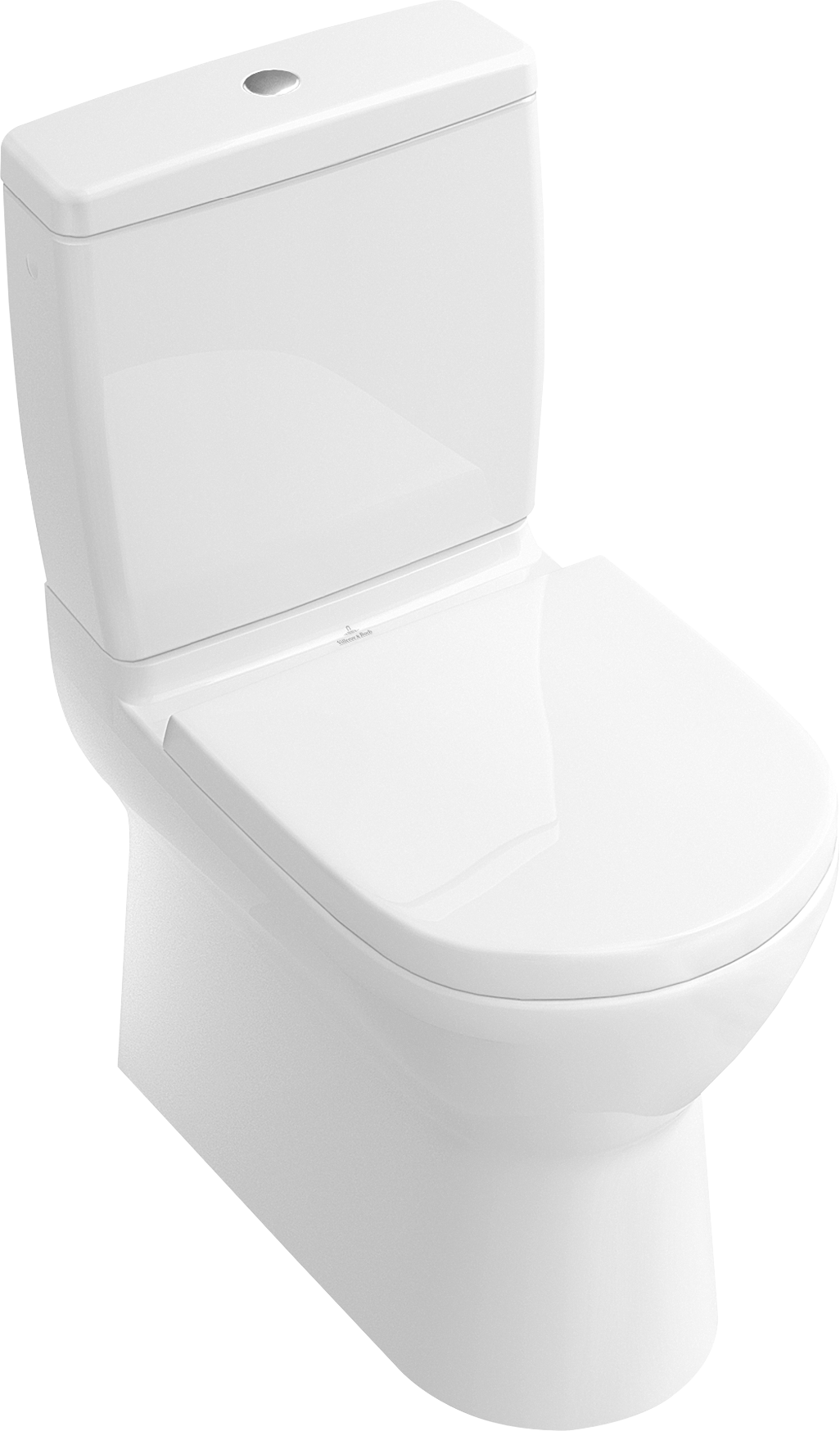 Villeroy & Boch O.novo Washdown toilet for close-coupled WC-suite, floor-standing, White Alpin