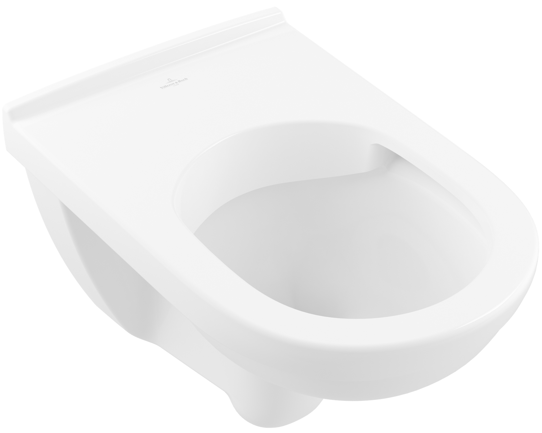 Villeroy & Boch O.novo DirectFlush Tiefspül-WC spülrandlos, wandhängend, mit DirectFlush, Weiß Alpin