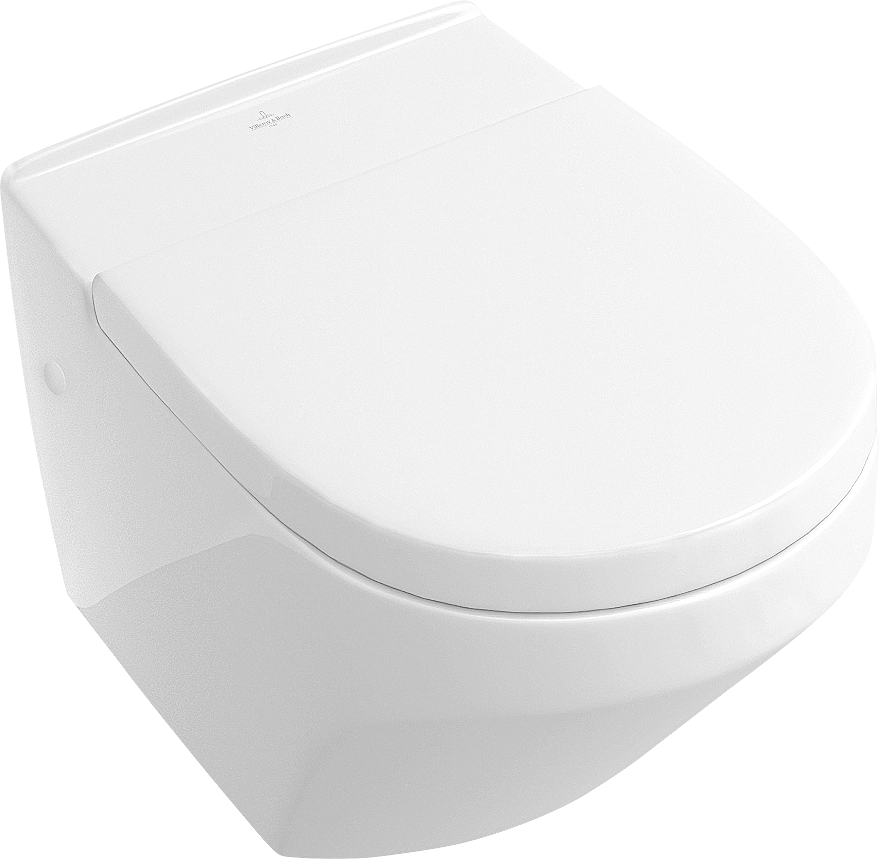 Villeroy & Boch Lifetime WC-Sitz, mit Absenkautomatik (SoftClosing), mit abnehmbaren Sitz (QuickRelease), Weiß Alpin