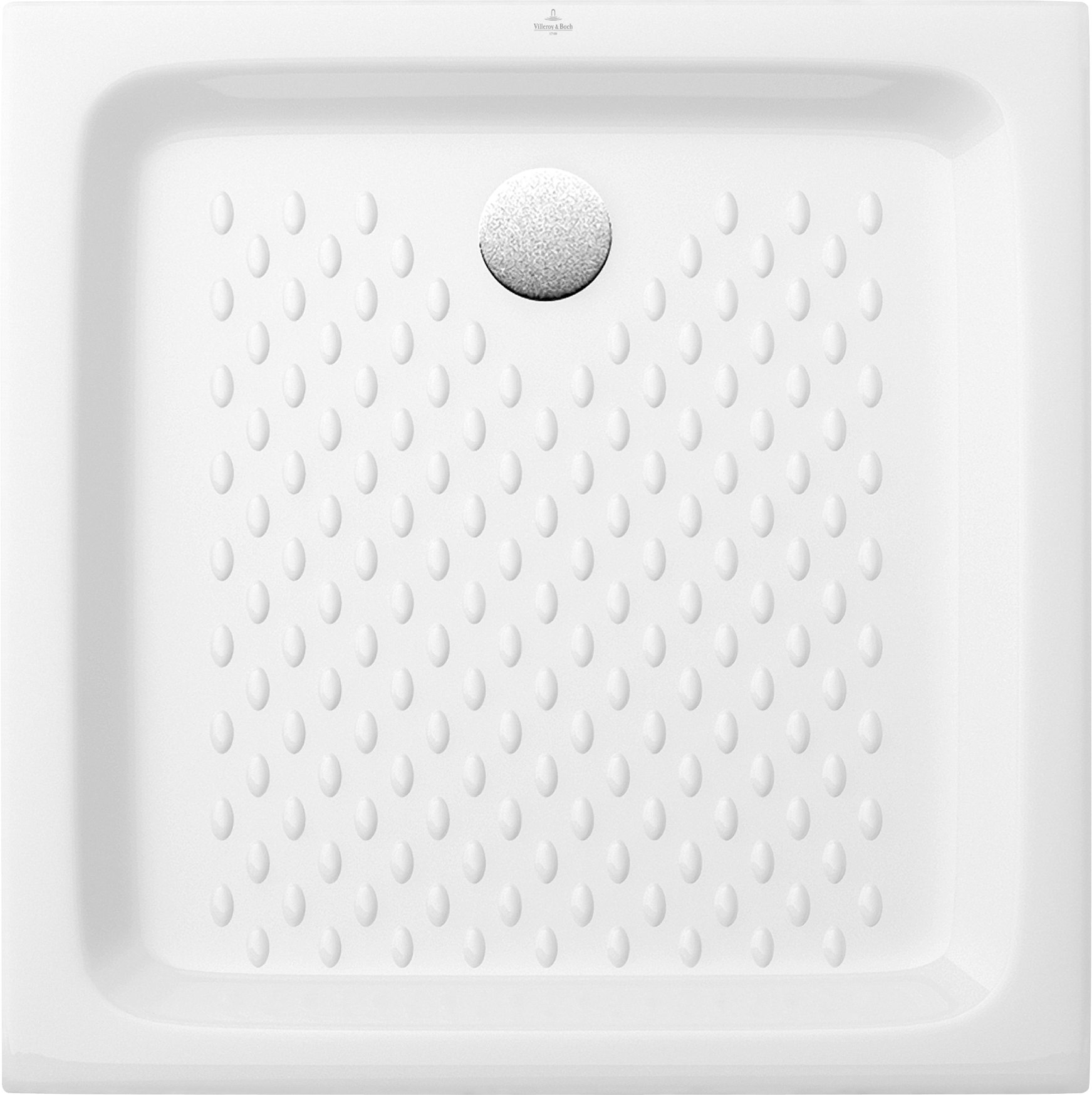 Villeroy & Boch O.novo quadratische Duschwanne, 700x700x100mm, Weiß Alpin