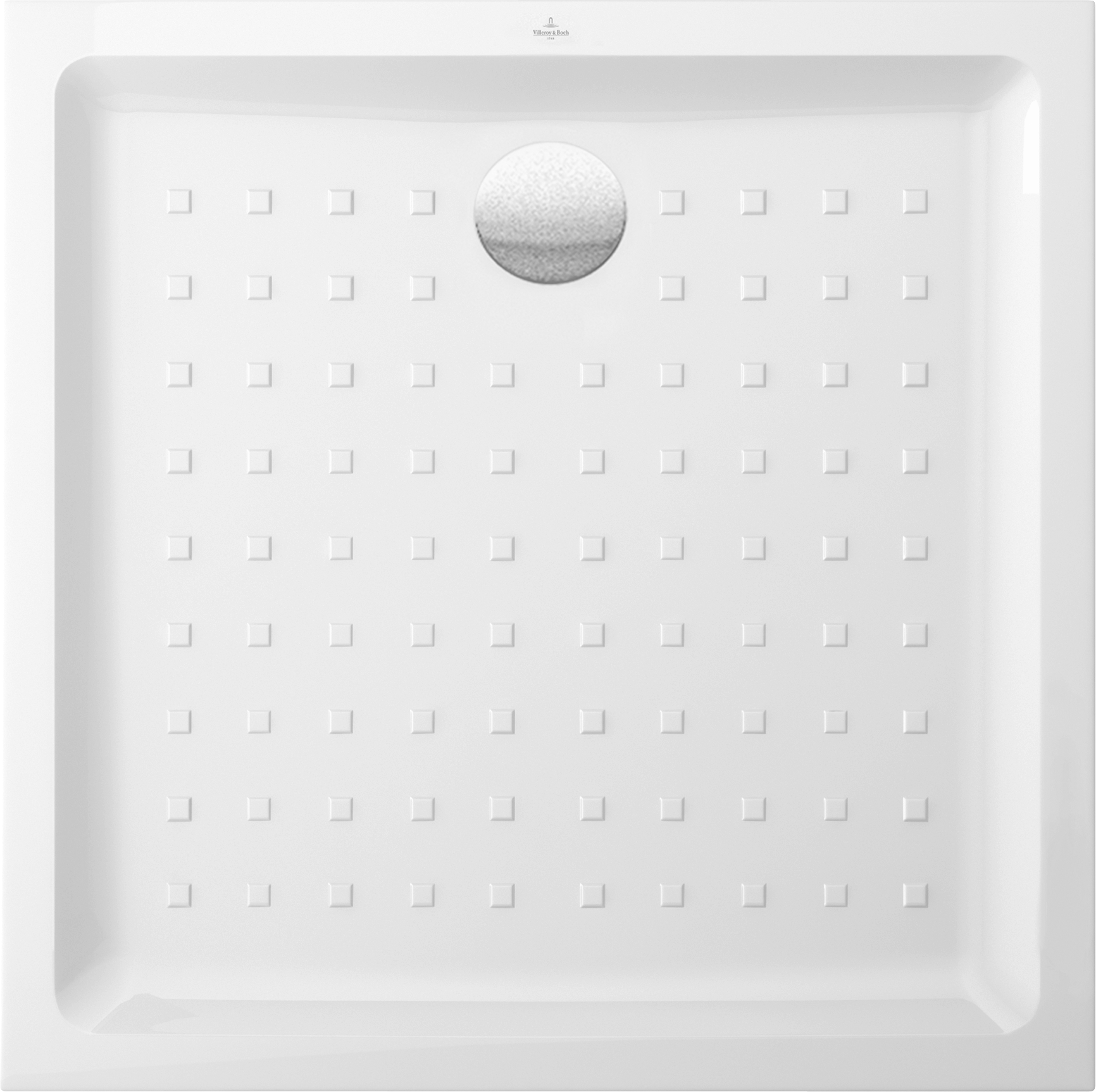 Villeroy & Boch O.novo Receveur de douche carré, 900x900x60mm, Blanc