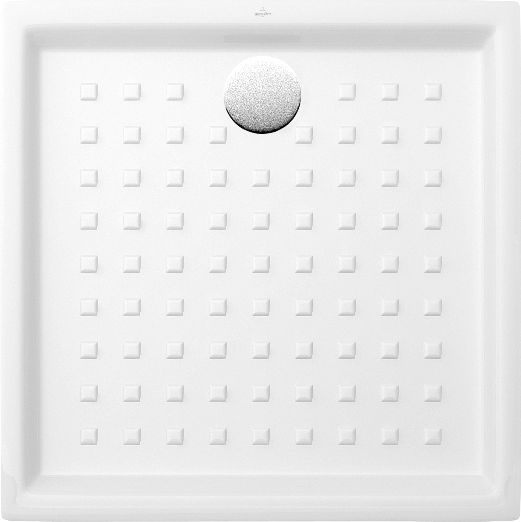 Villeroy & Boch O.novo quadratische Duschwanne, 1000x1000x60mm, Weiß Alpin