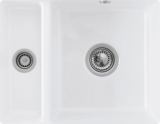 Villeroy & Boch Subway 60 XU Cuve sous plan inclus Vidage avec vidage manuel, en Céramique, 545x440mm, Stone White CeramicPlus