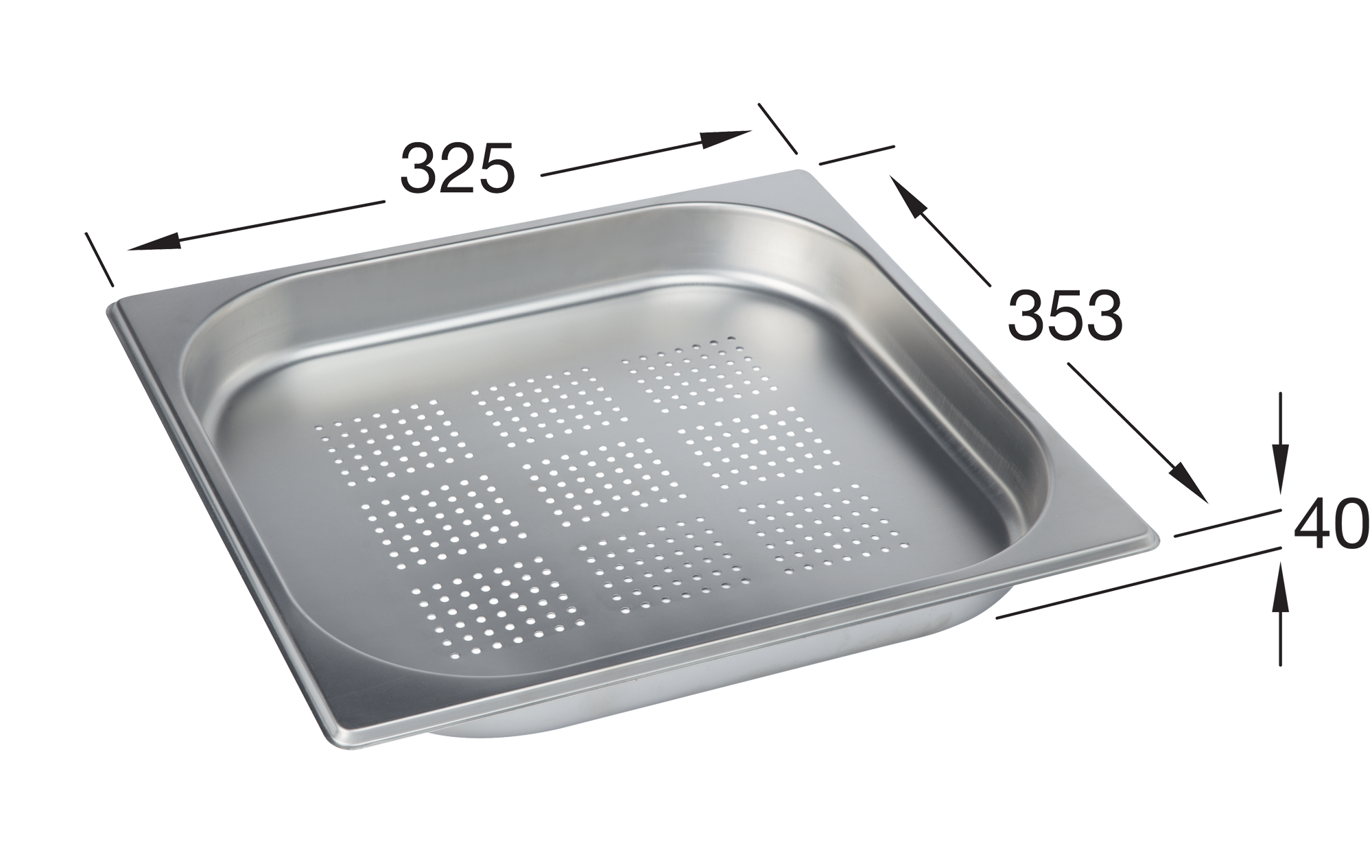 Villeroy & Boch Accessories Steamer tray 2/3, of Stainless steel, Stainless steel