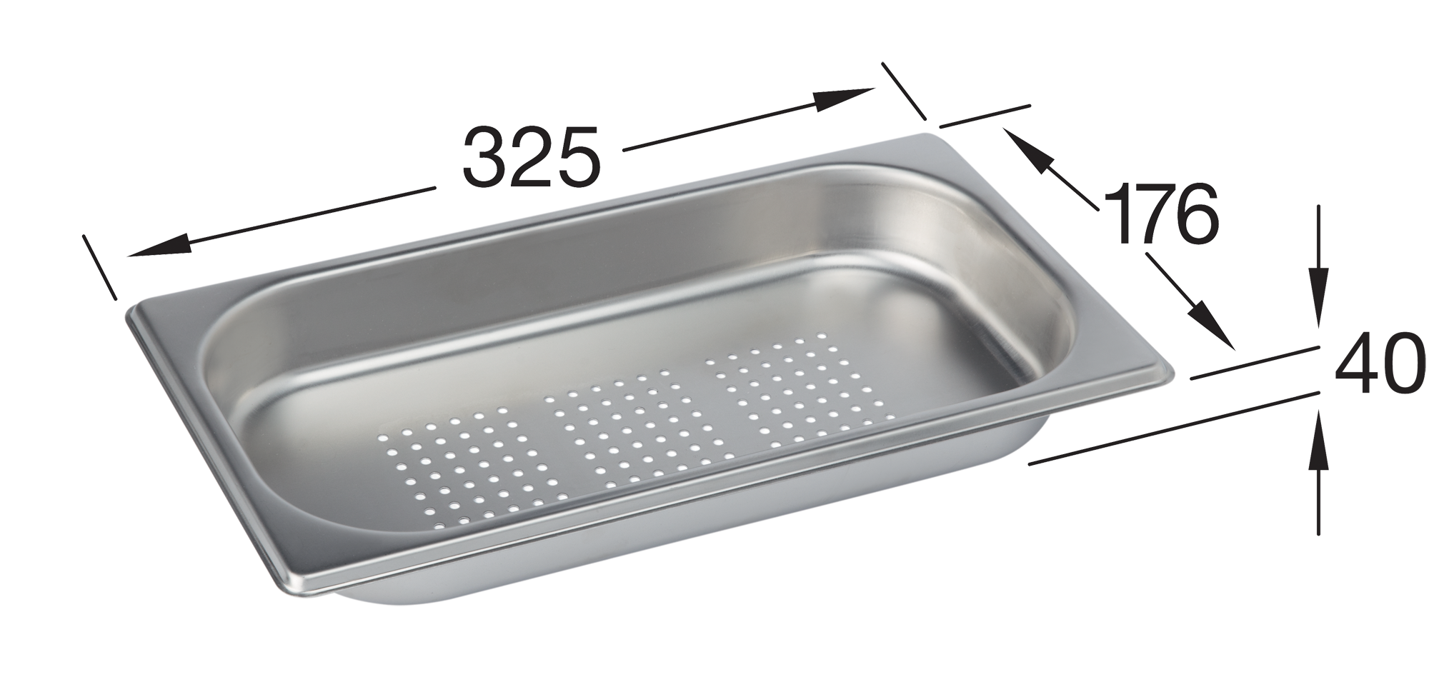 Villeroy & Boch Accessories Steamer tray 1/3, of Stainless steel, Stainless steel