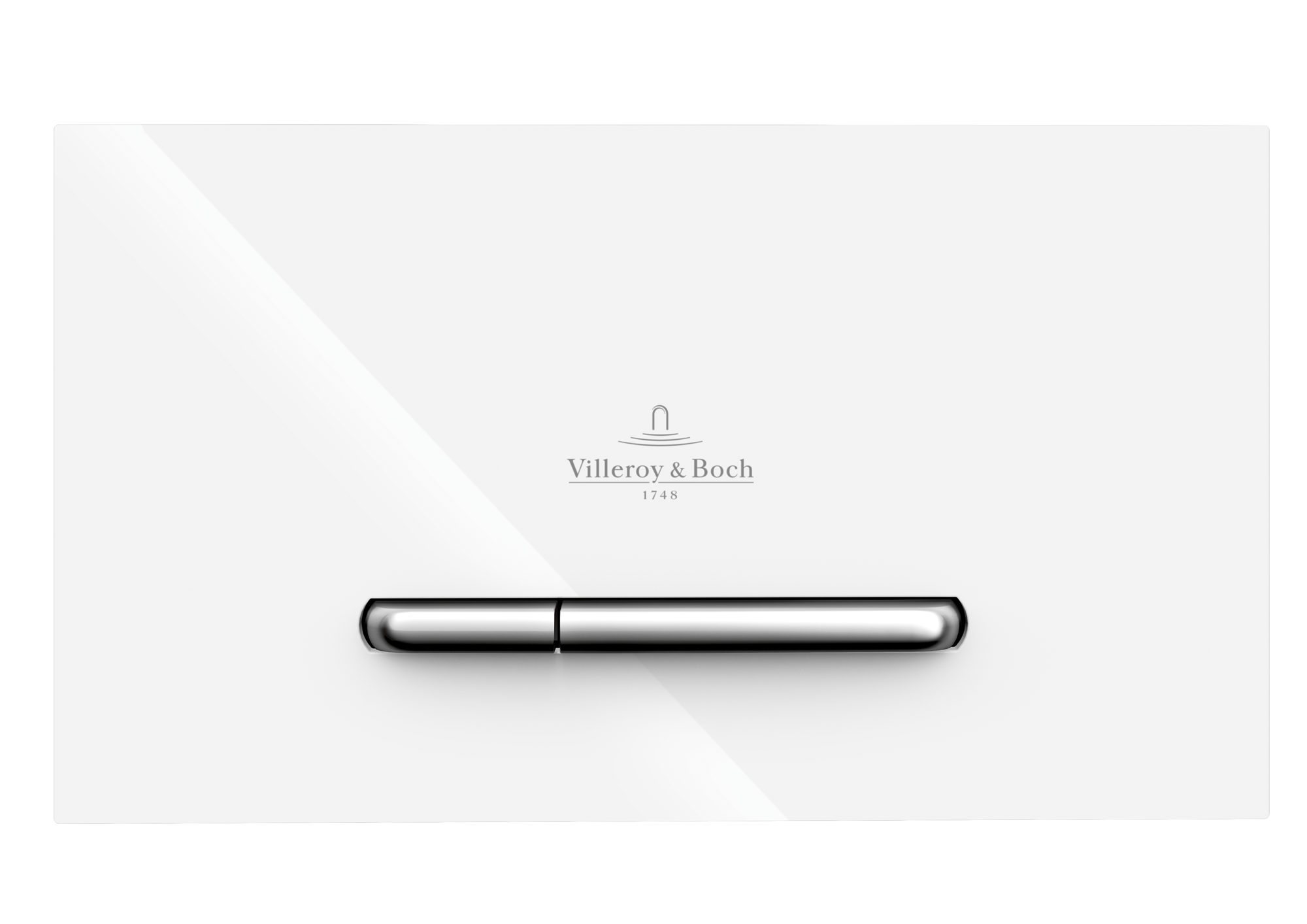 Villeroy & Boch ViConnect隐藏水箱安装系统 300S 座厕冲水面板, No, 双冲水, 白色