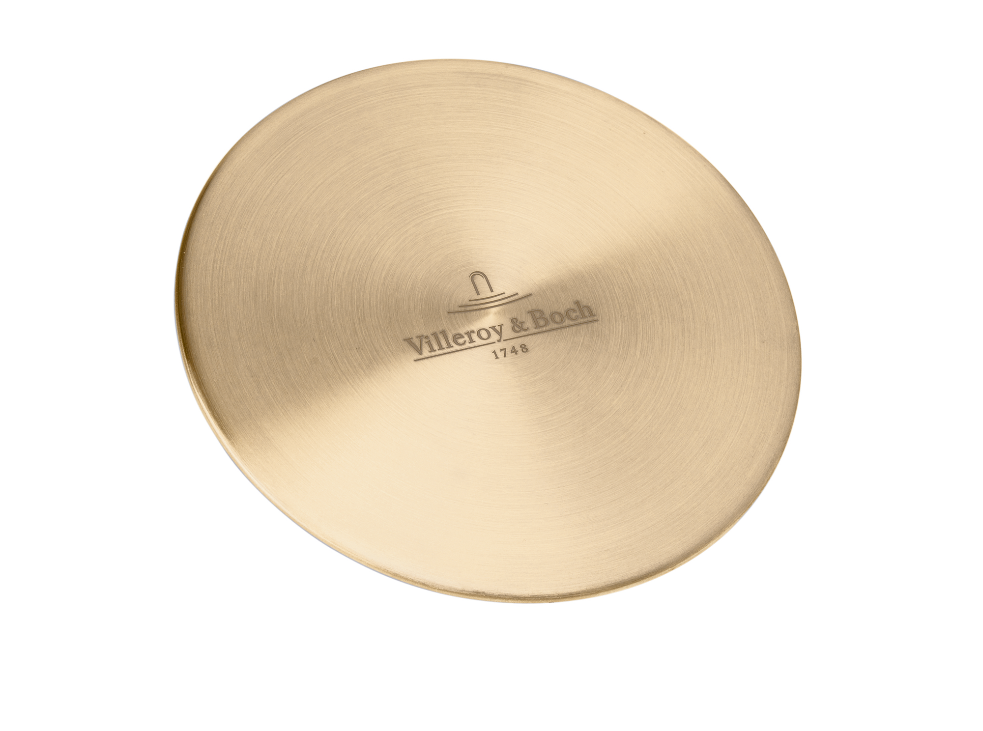 Villeroy & Boch Accessories Cap waste cover, of Stainless steel, Gold