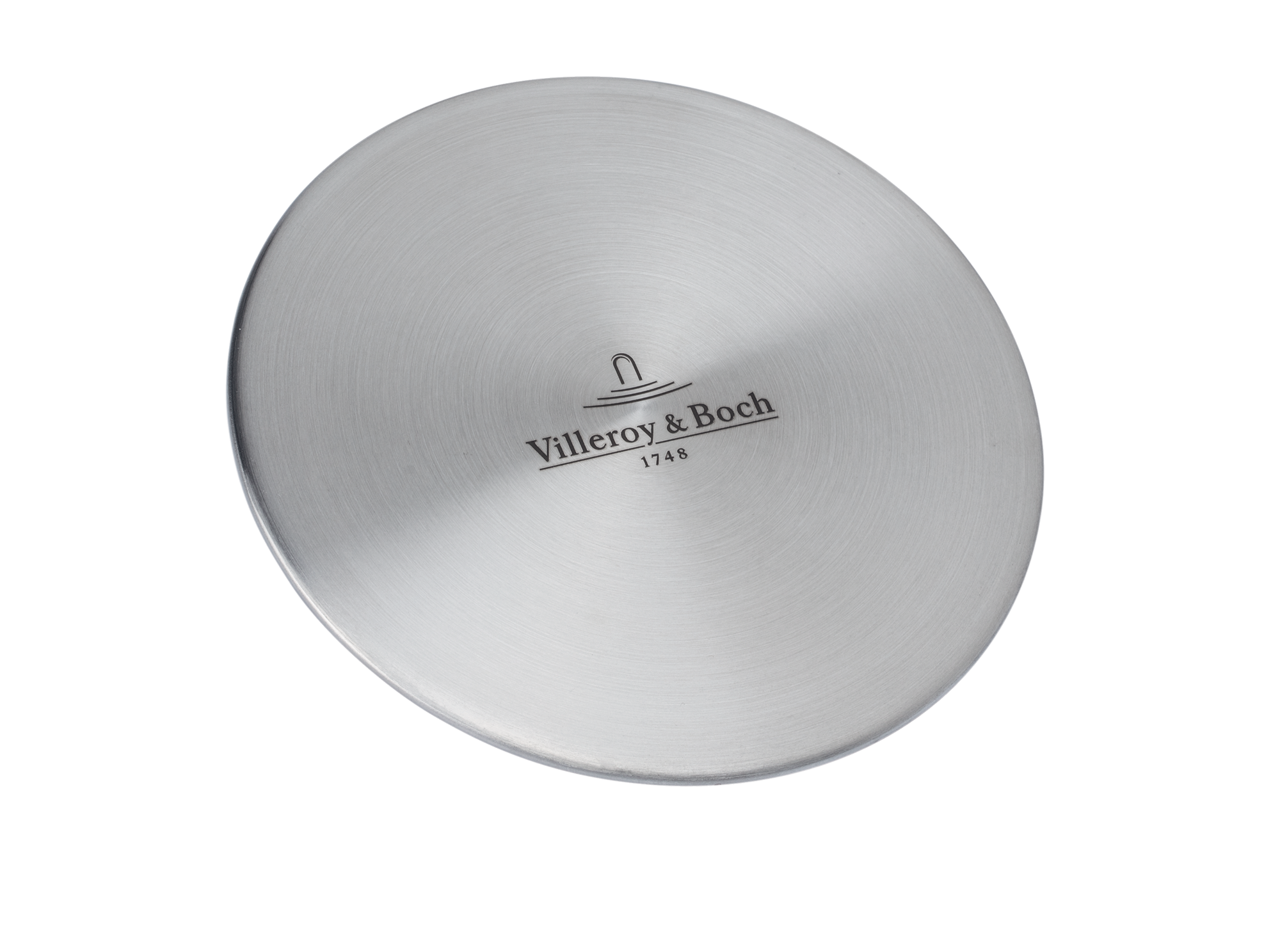 Villeroy & Boch Accessories Cap waste cover, of Stainless steel, Solid stainless steel