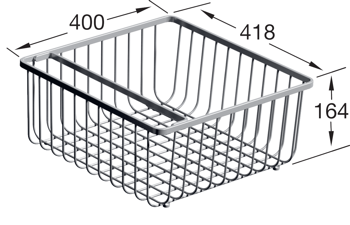 Villeroy & Boch Tilbehør Trådkurv, af Rustfrit stål, Stainless Steel