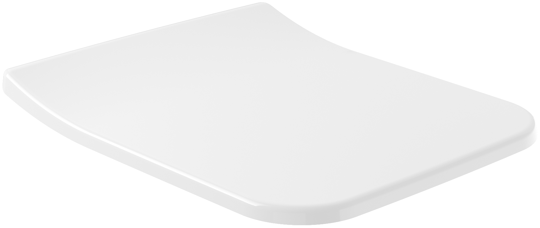 Villeroy & Boch 凡蒂乐 超薄座厕盖板, 配备自动缓降技术, 配备可拆卸座 (QuickRelease快速安装), 白色