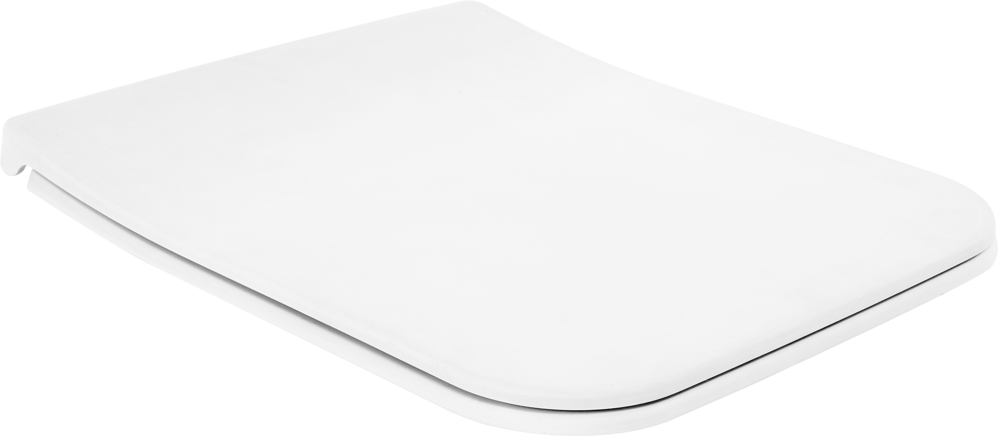 Villeroy & Boch 凡蒂乐 超薄座厕盖板 LINE（三明治款）, 配备自动缓降技术, 配备可拆卸座 (QuickRelease快速安装), 白色