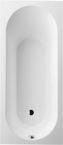 Villeroy & Boch Oberon rechteckige Badewanne, 1600x750mm, Weiß Alpin